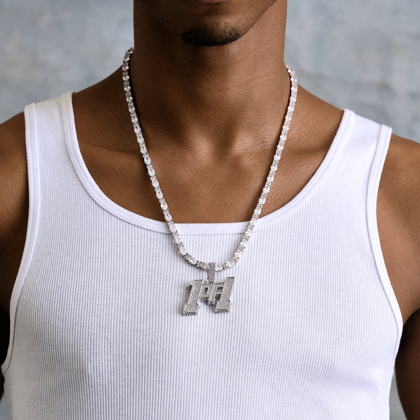 1of1 Pendant in White Gold