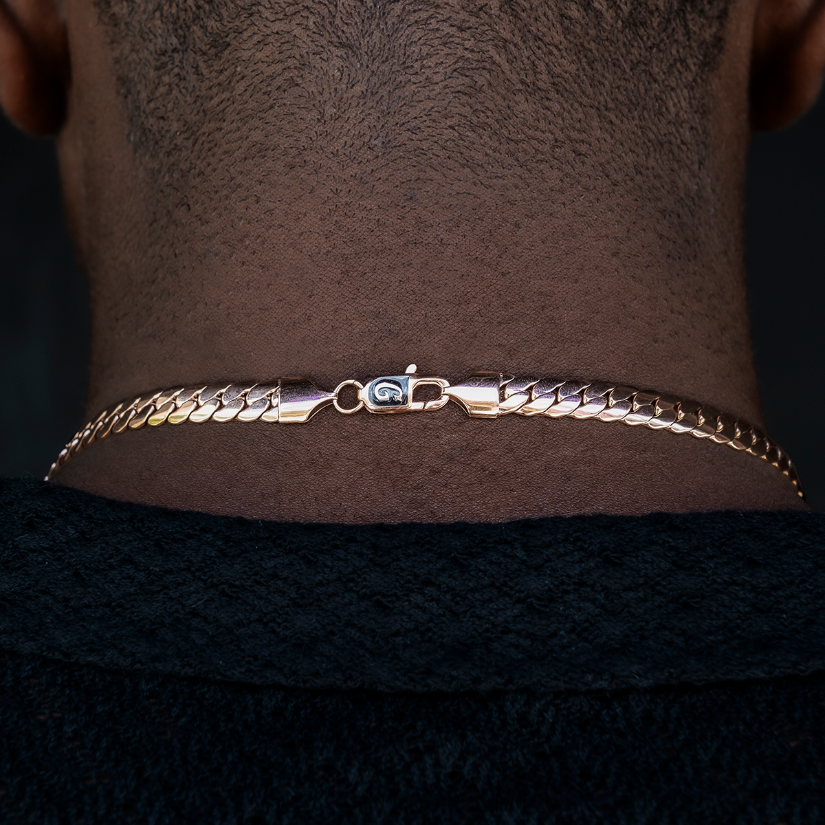South Beach Cuban? Chain in Rose Gold- 8mm