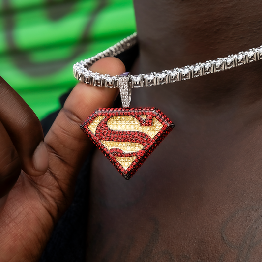 Official DC Comics Superman Logo Pendant