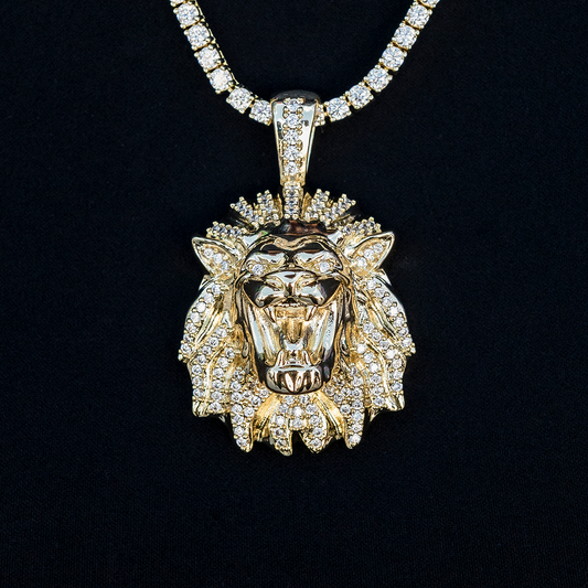 Iced Lion Pendant