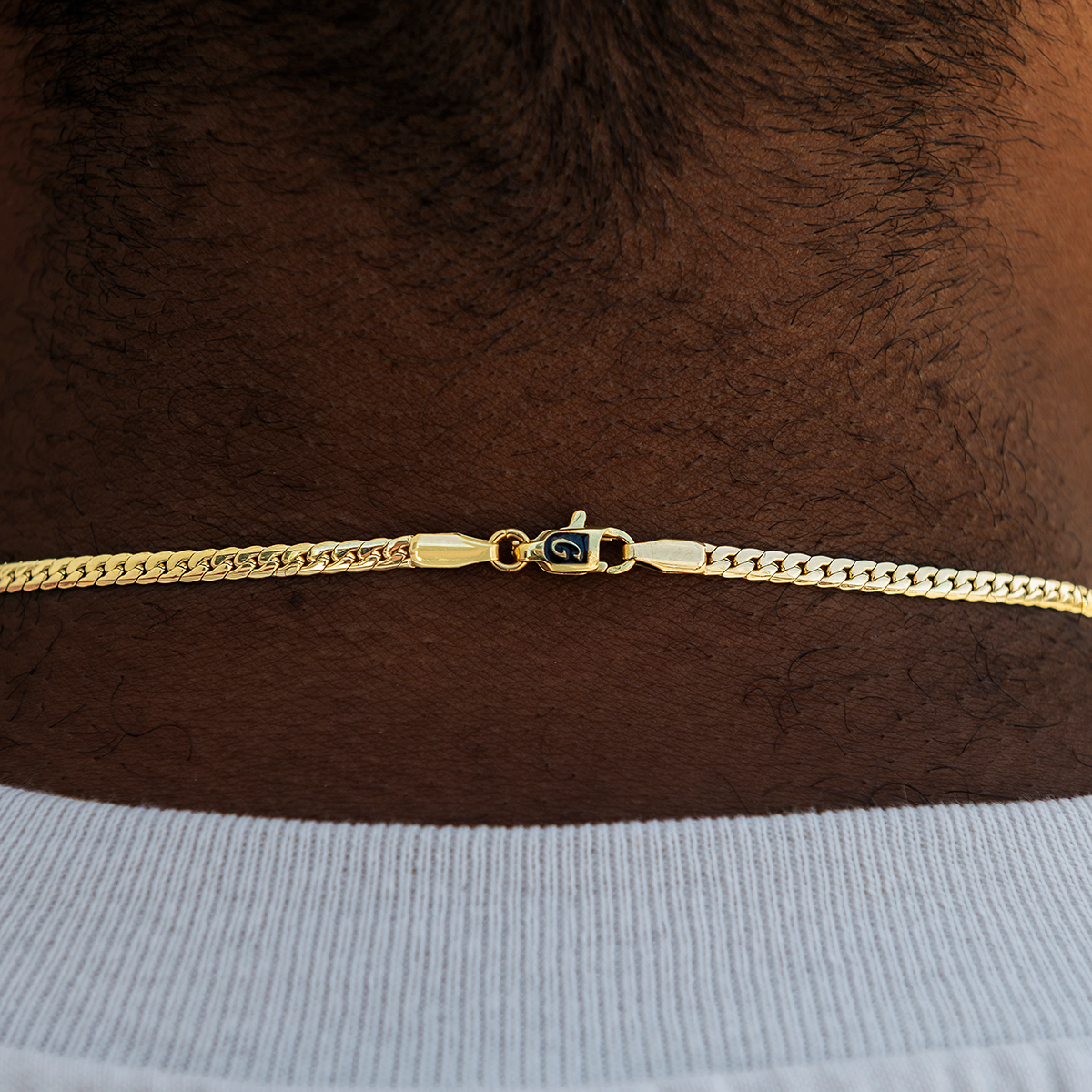 South Beach Cuban? Chain in Yellow Gold - 3mm