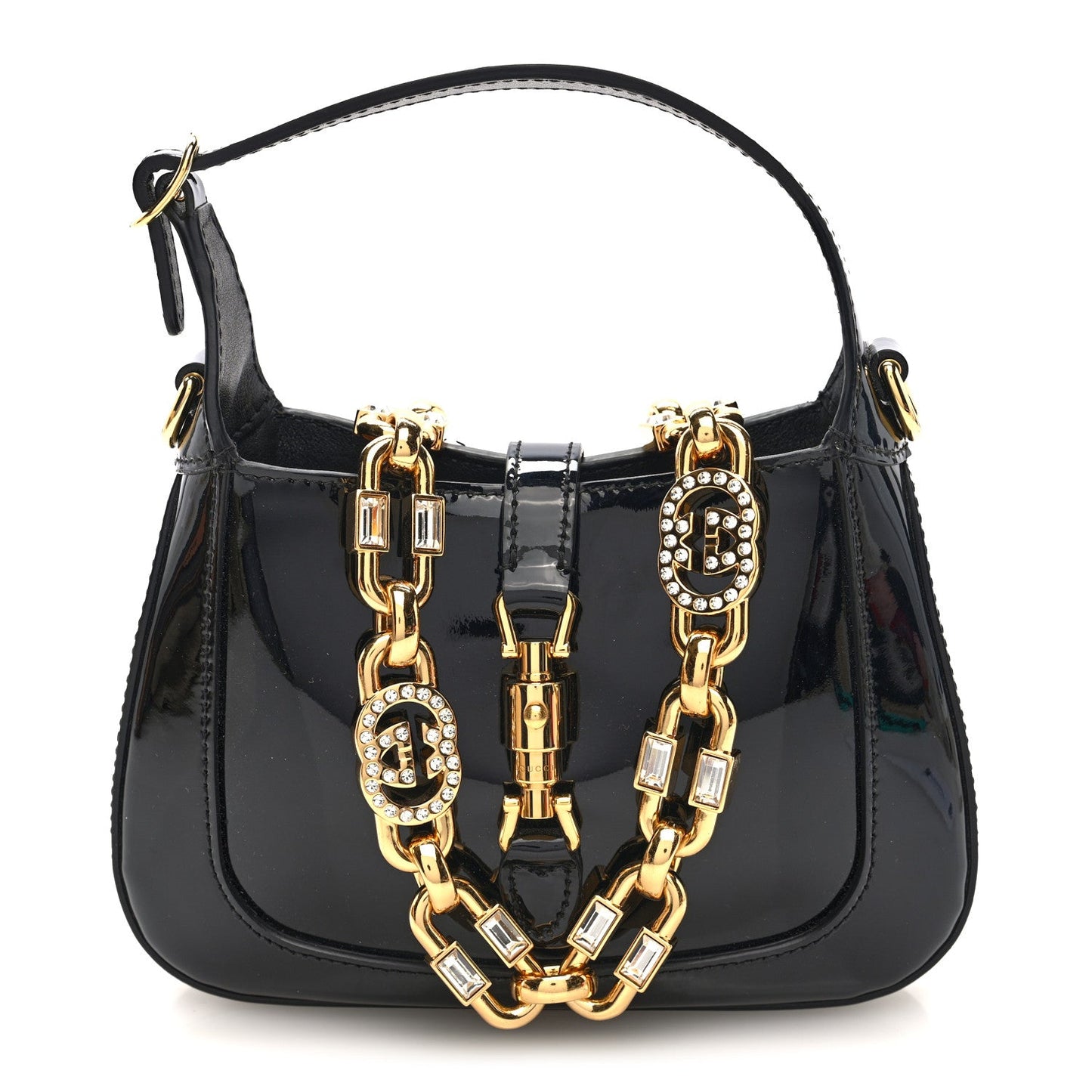 Patent Mini Jackie 1961 Crystal Hobo Black