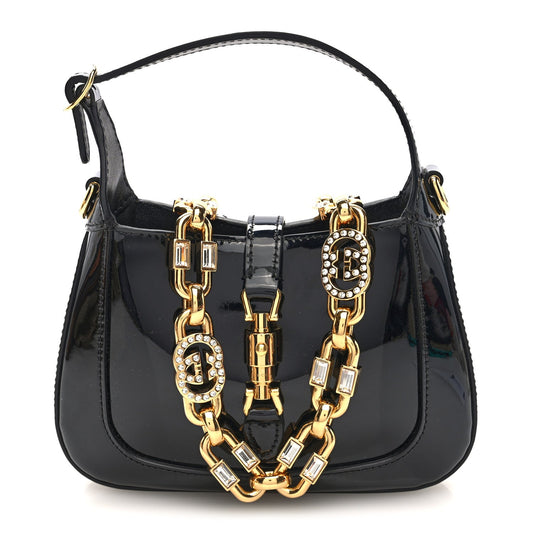 Patent Mini Jackie 1961 Crystal Hobo Black