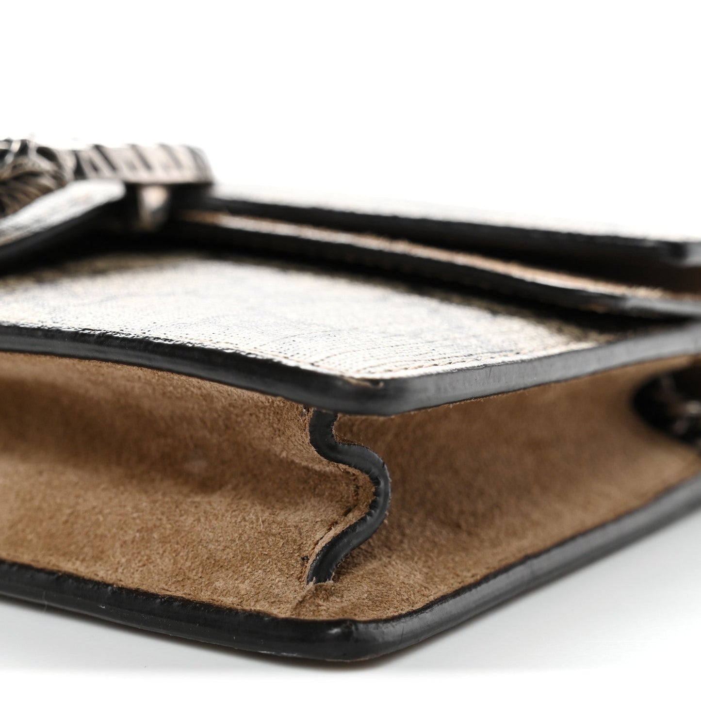 GG Supreme Monogram Super Mini Dionysus Shoulder Bag Taupe