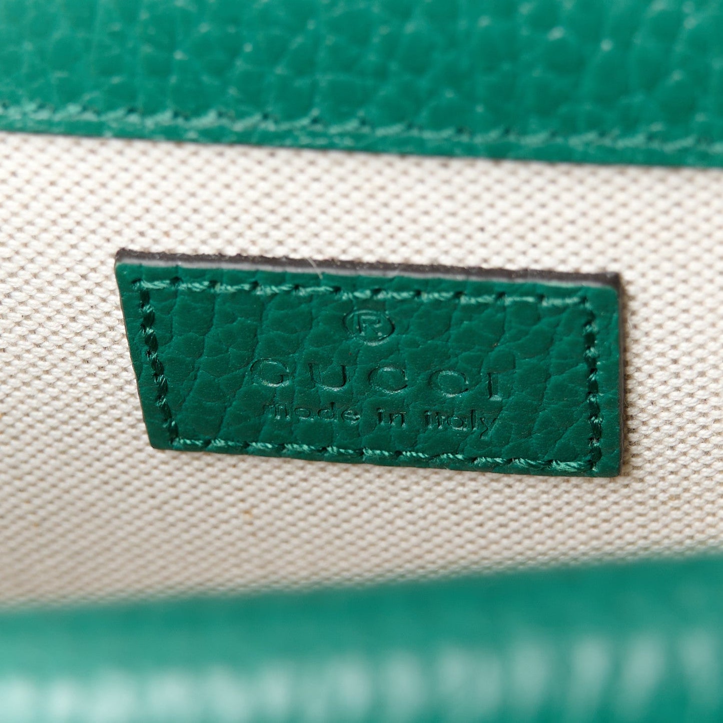 Dollar Calfskin Crystal Mini Dionysus Top Handle Bag Emerald
