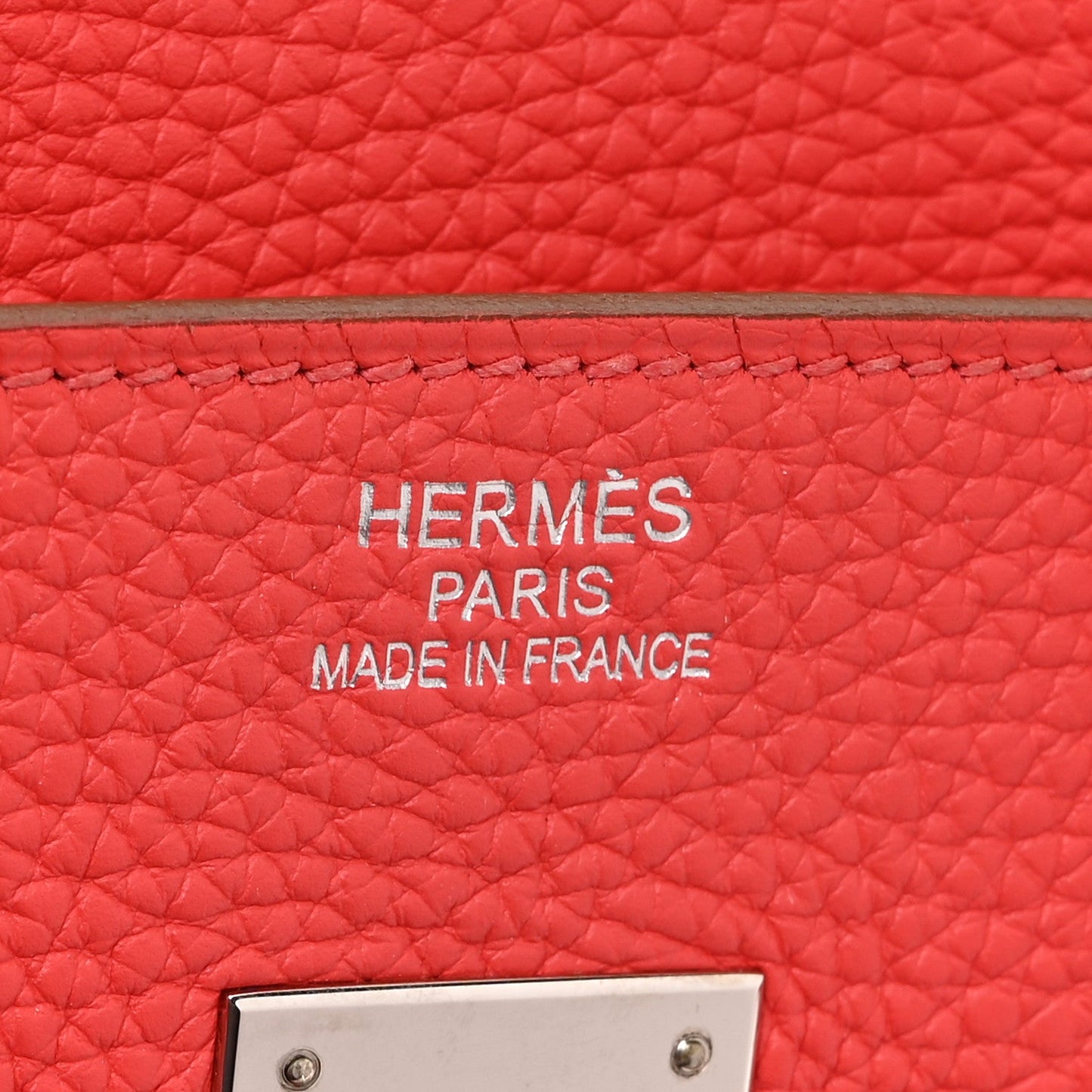 Togo BIRKIN 35 Rouge Pivoine