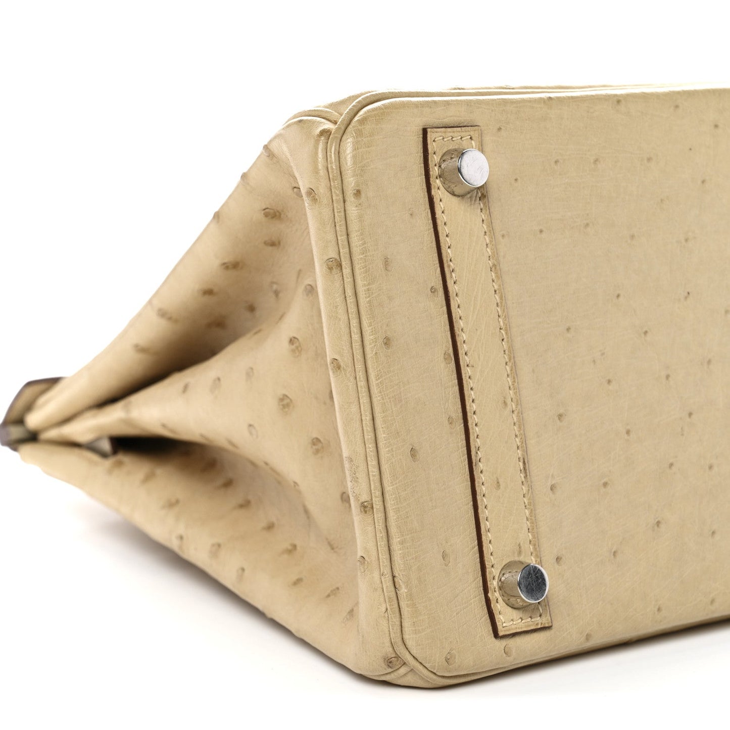 Ostrich Birkin 30 Parchemin