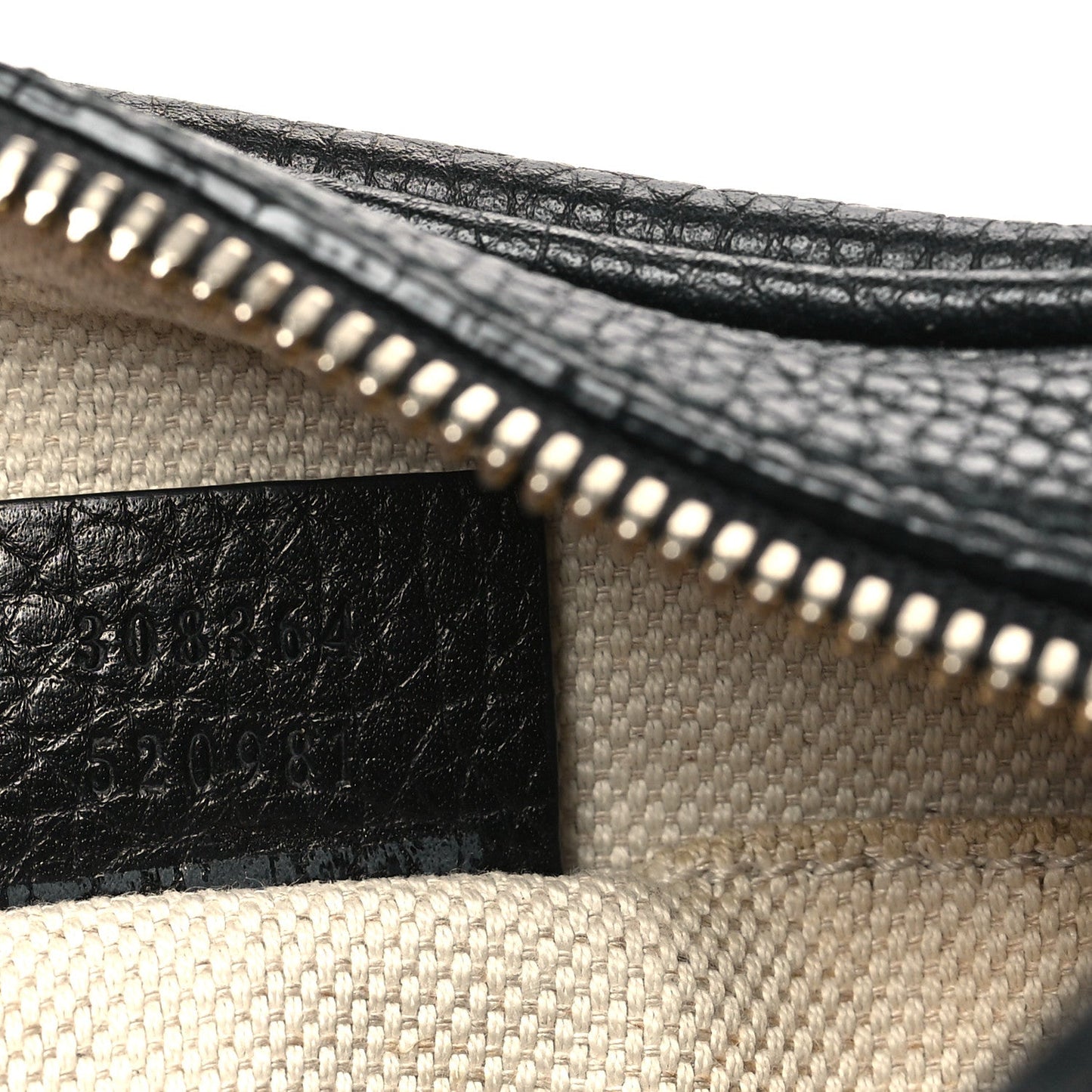 Pebbled Calfskin Small Soho Disco Bag Black