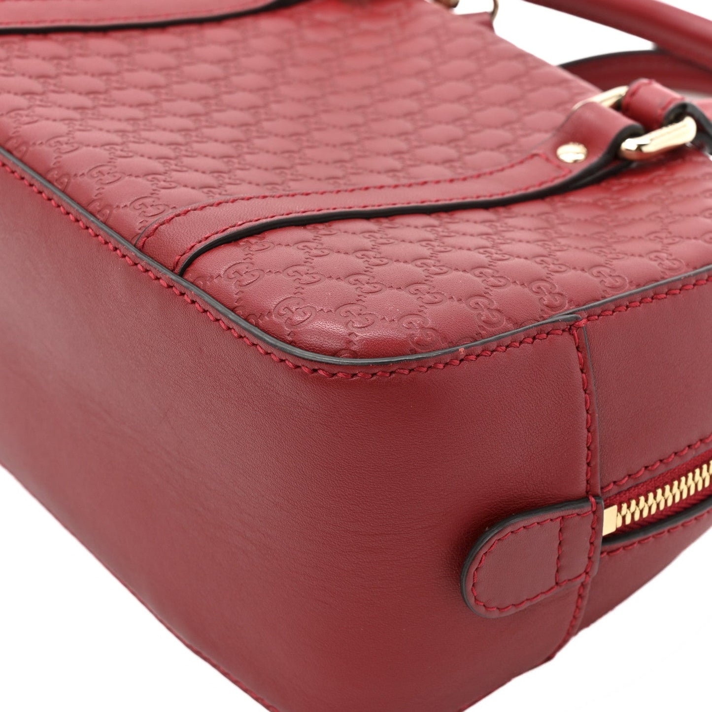 Soft Microguccissima Small Crossbody Bag Rosso