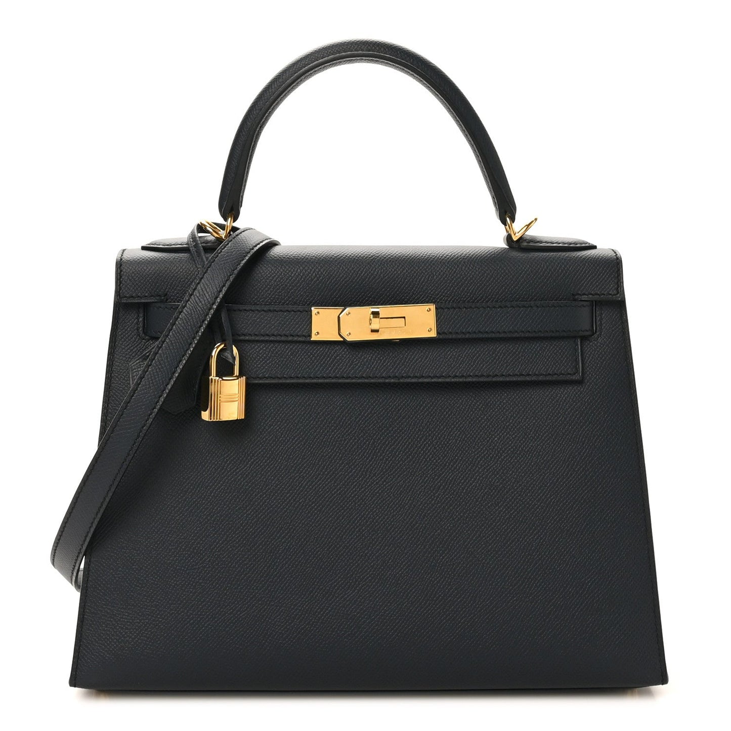 Epsom Kelly Sellier 28 Bleu Indigo