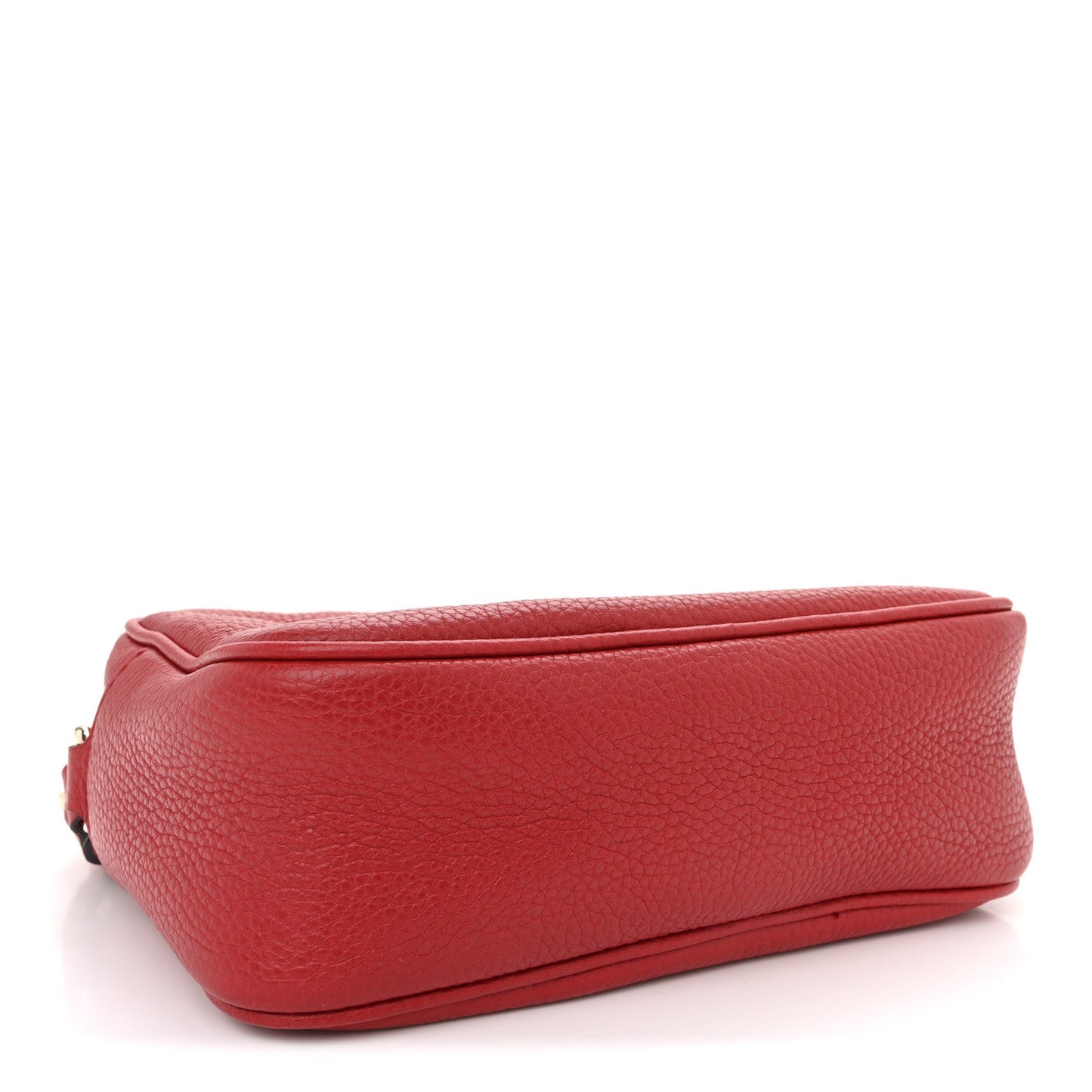 Pebbled Calfskin Small Soho Disco Bag Tabasco Red