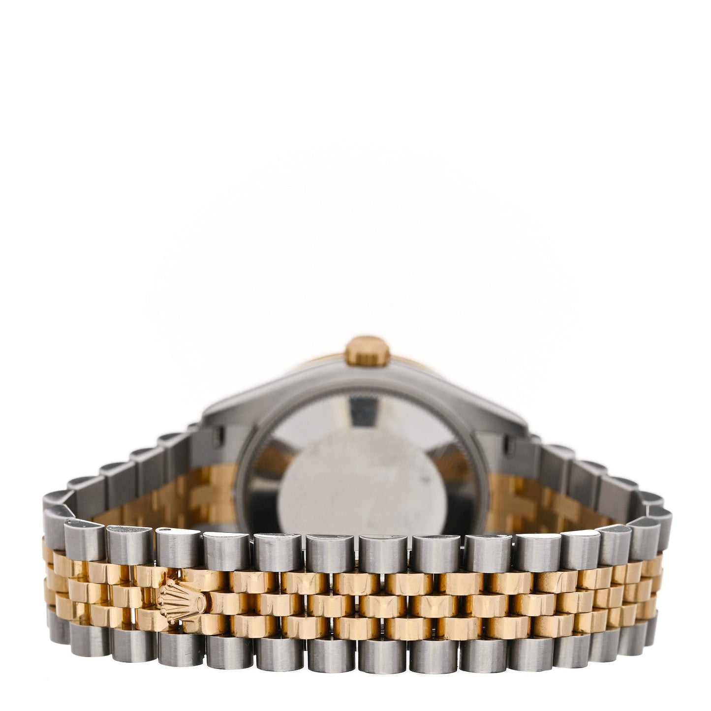 Stainless Steel 18K Yellow Gold Diamond Bezel Mother of Pearl 31mm Oyster Perpetual Datejust Watch 278383RBR