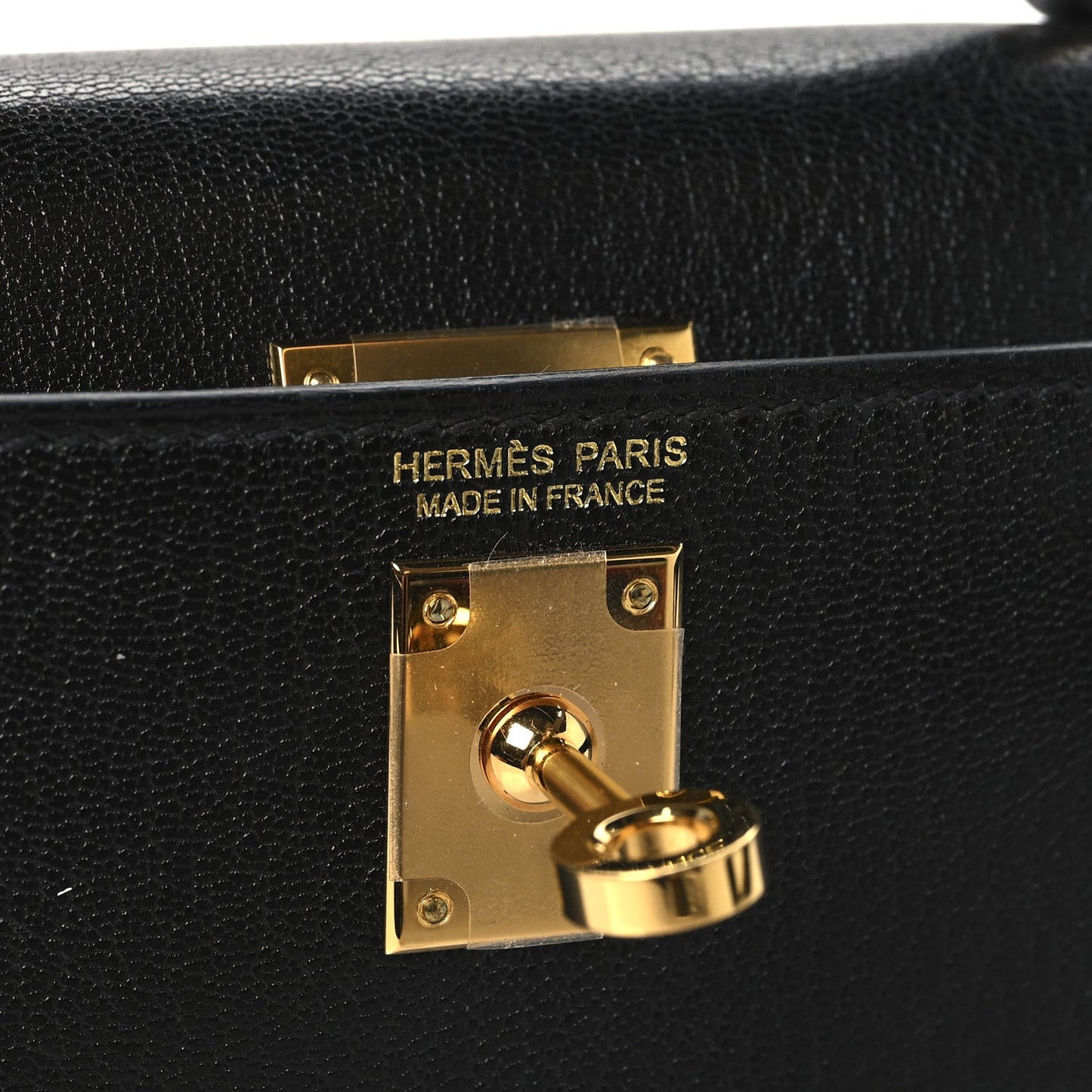 Chevre Chamkila Mini Kelly Sellier 20 Black