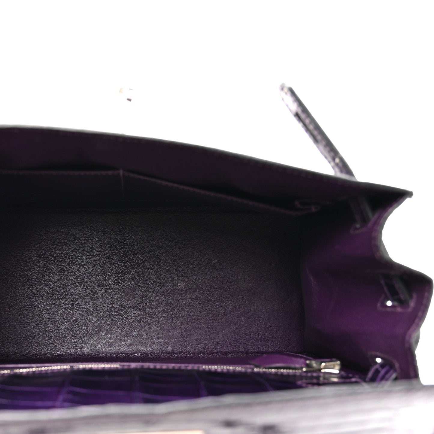Shiny Niloticus Crocodile Kelly Sellier 28 Amethyst