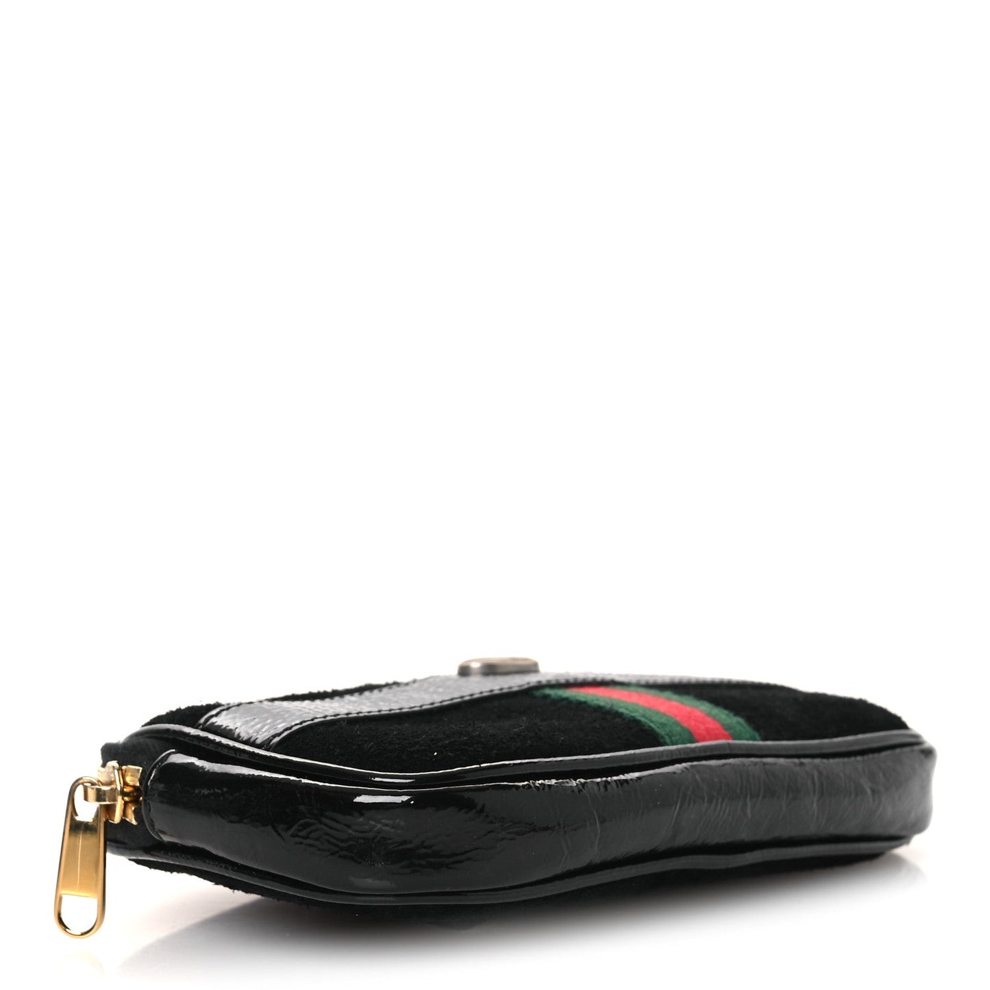 Suede Patent Ophidia Belted iPhone Case 85 34 Black