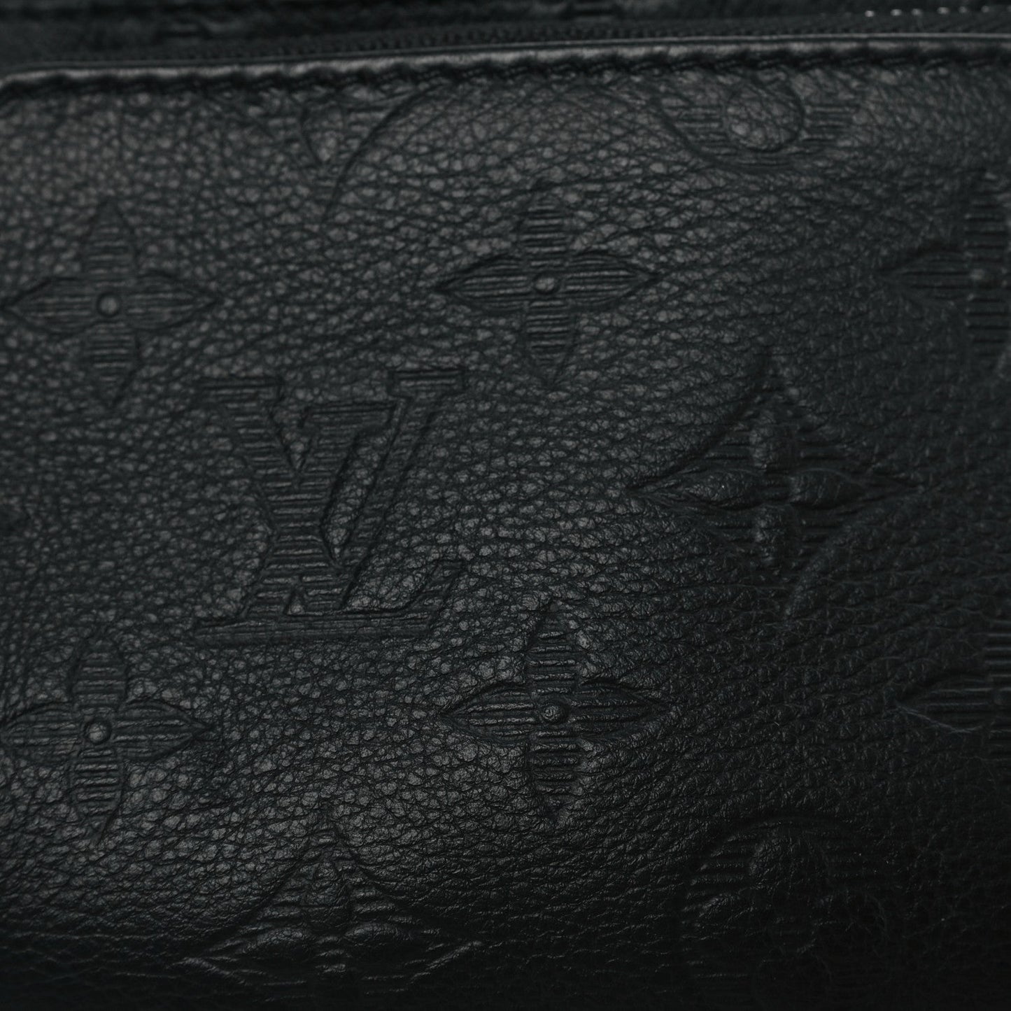 Calfskin Monogram Shadow Rush BumBag Black