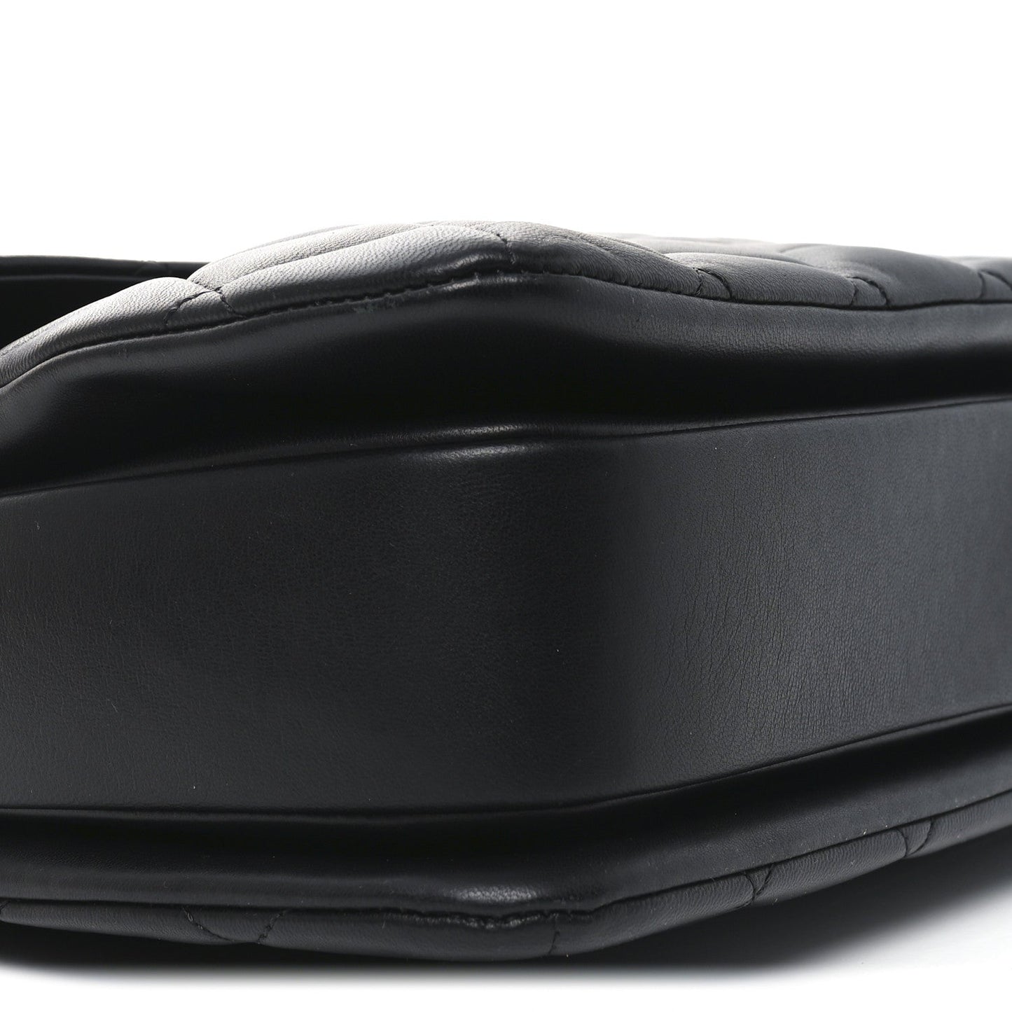 Lambskin Quilted Large Trendy CC Dual Handle Flap Bag Black