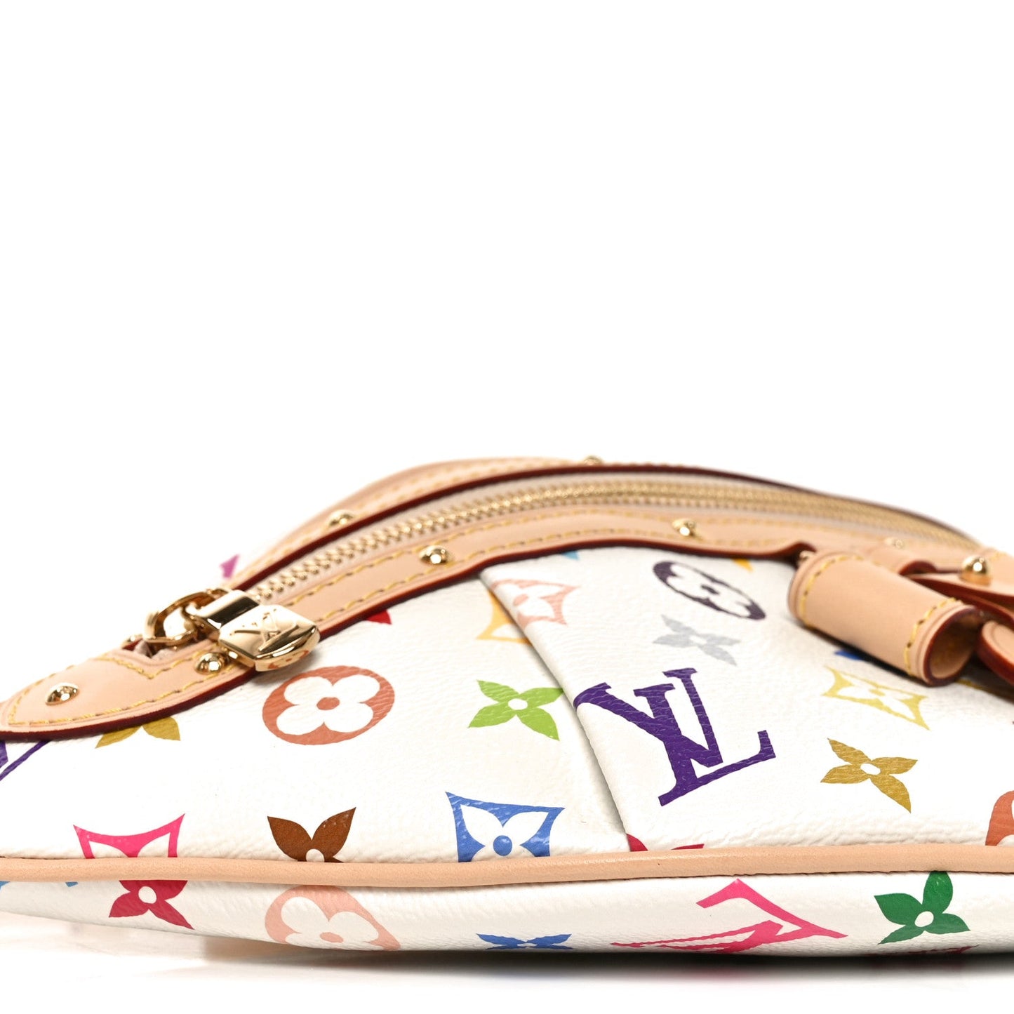 LV X TM Monogram Multicolor High Rise Bumbag White