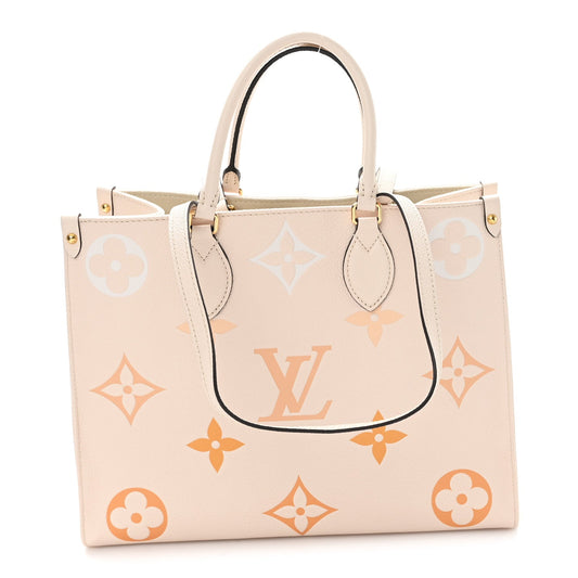 Empreinte Monogram Giant By The Pool Onthego MM Cream Saffron