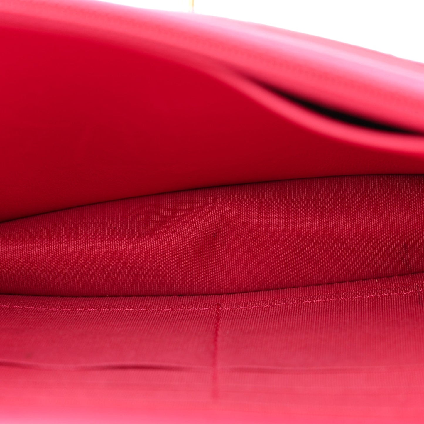 Lambskin Quilted Trendy CC Wallet On Chain WOC Dark Pink