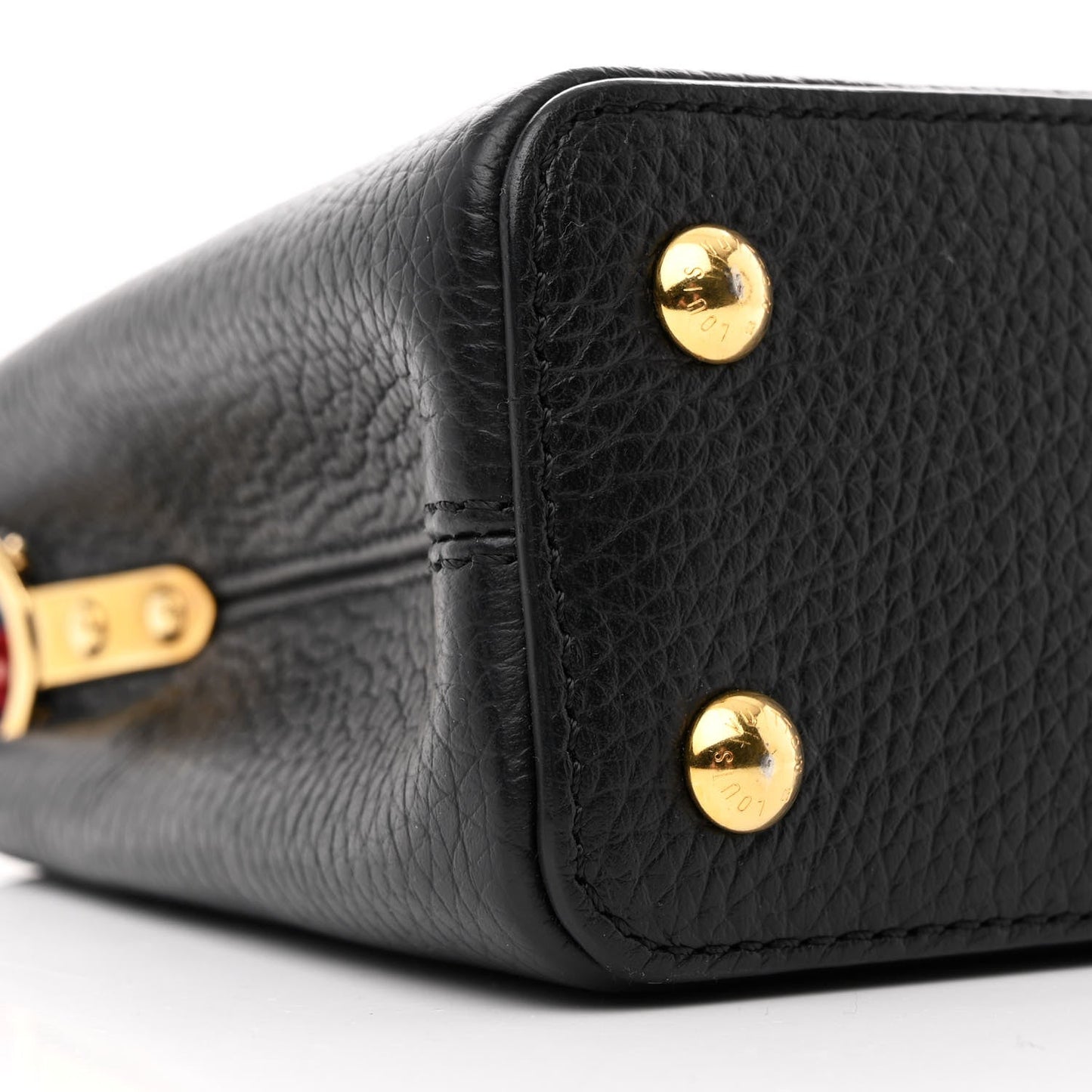 Taurillon Braided Capucines Mini Black
