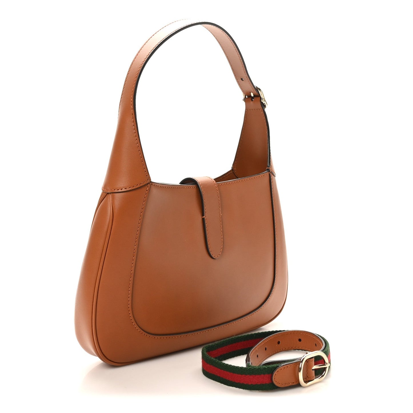 Tritone Calfskin Small Jackie 1961 Hobo Harness Brown