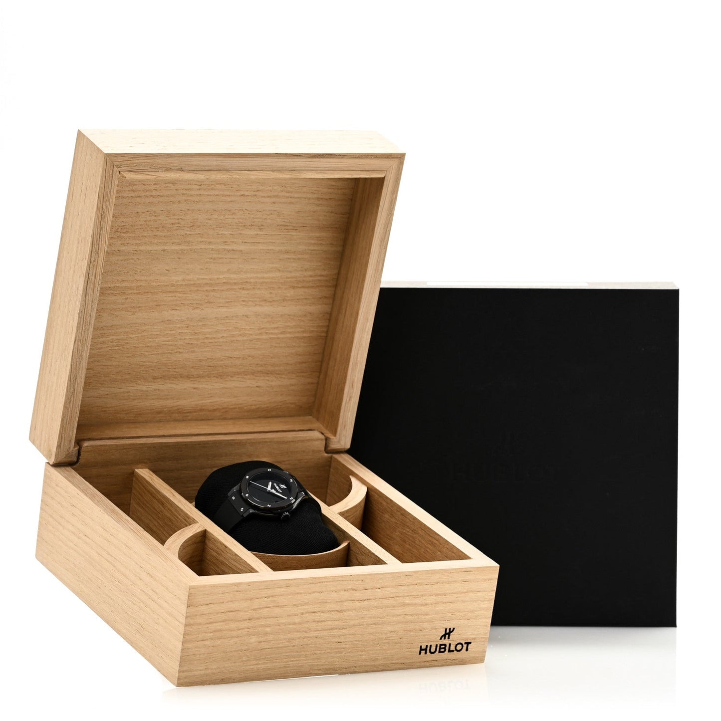 Ceramic Rubber 33mm Classic Fusion Black Magic Quartz Watch Black 581.CX.1270.RX.MDM