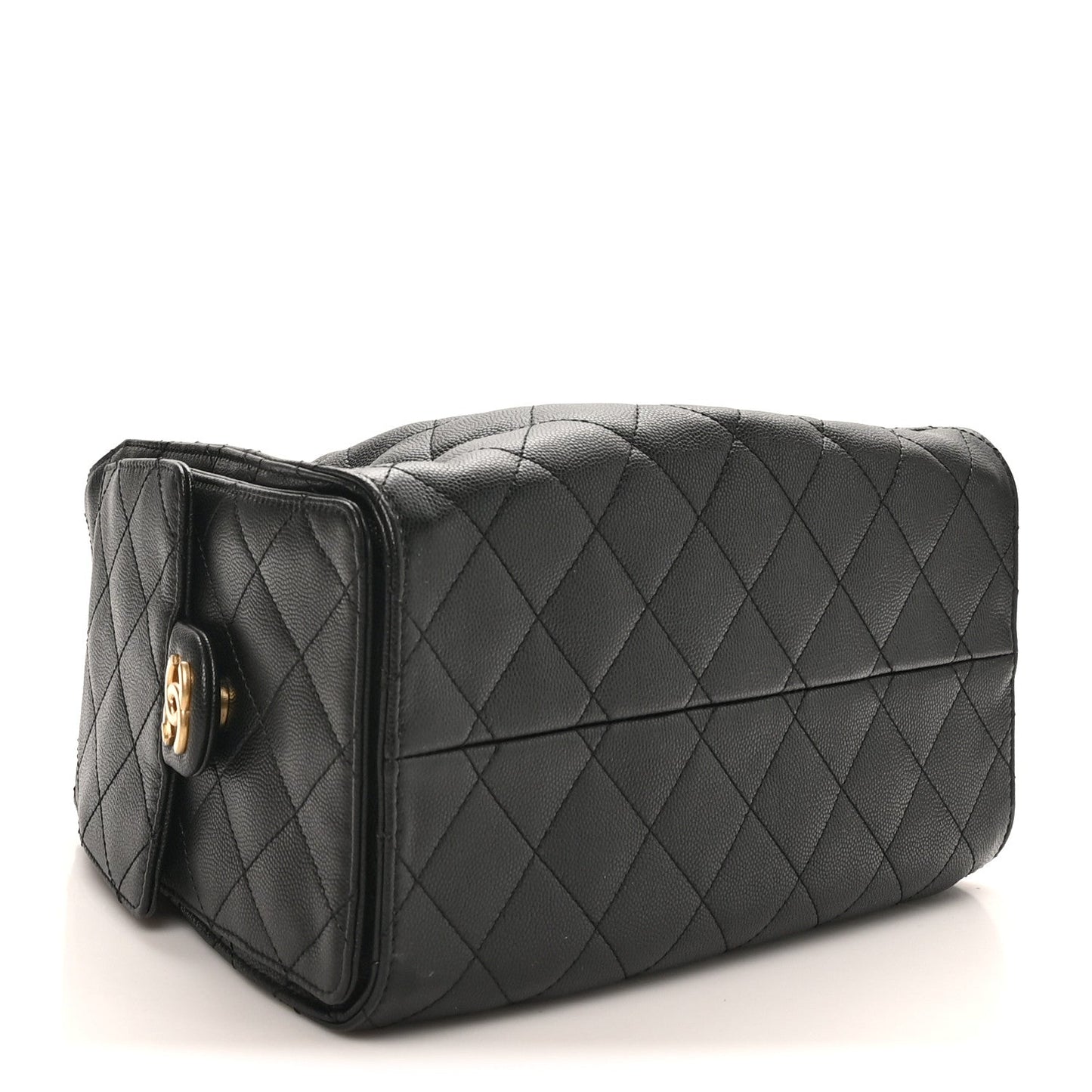 Caviar Quilted Small Chanel 25 Handbag Black