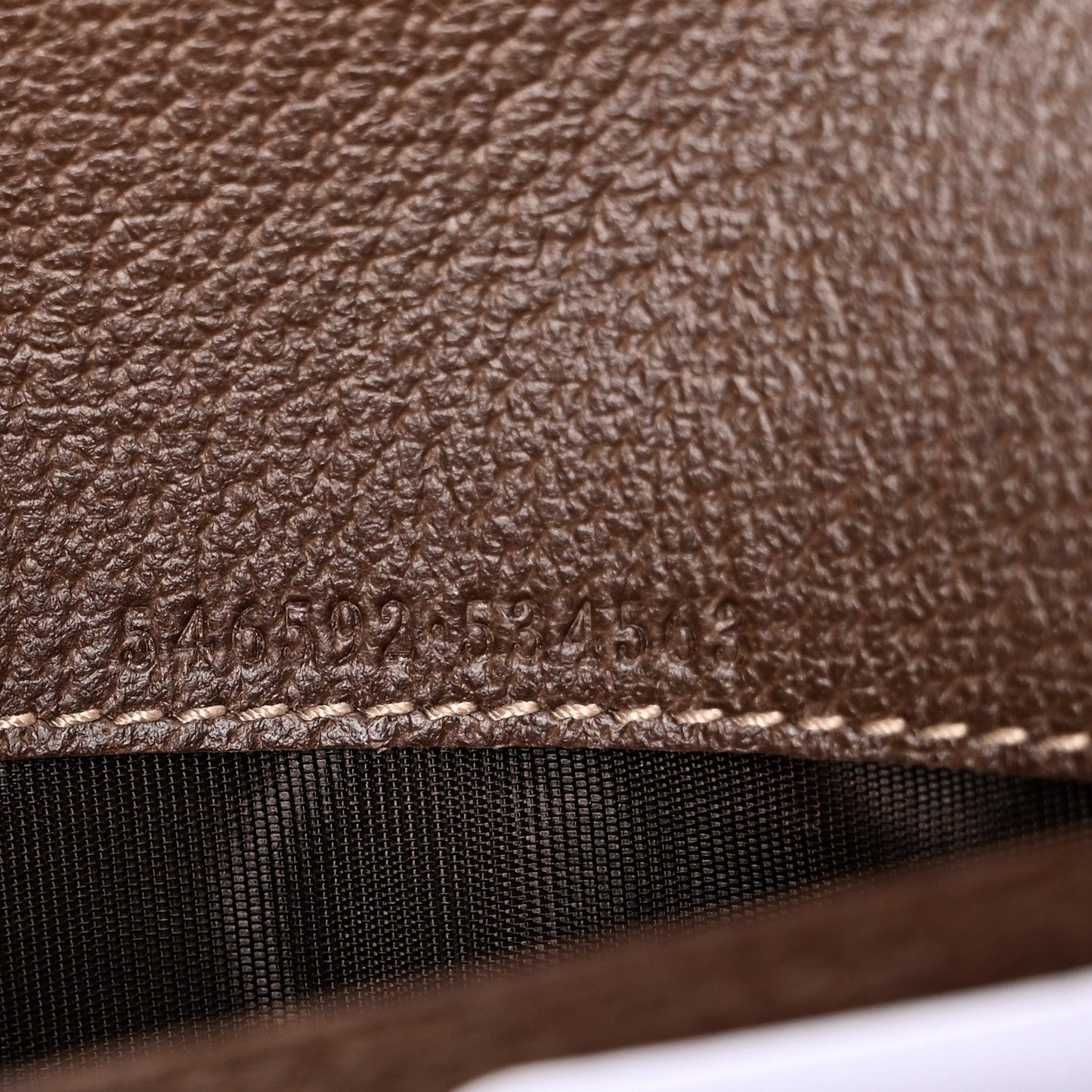 GG Supreme Monogram Web Ophidia Wallet On Chain Brown