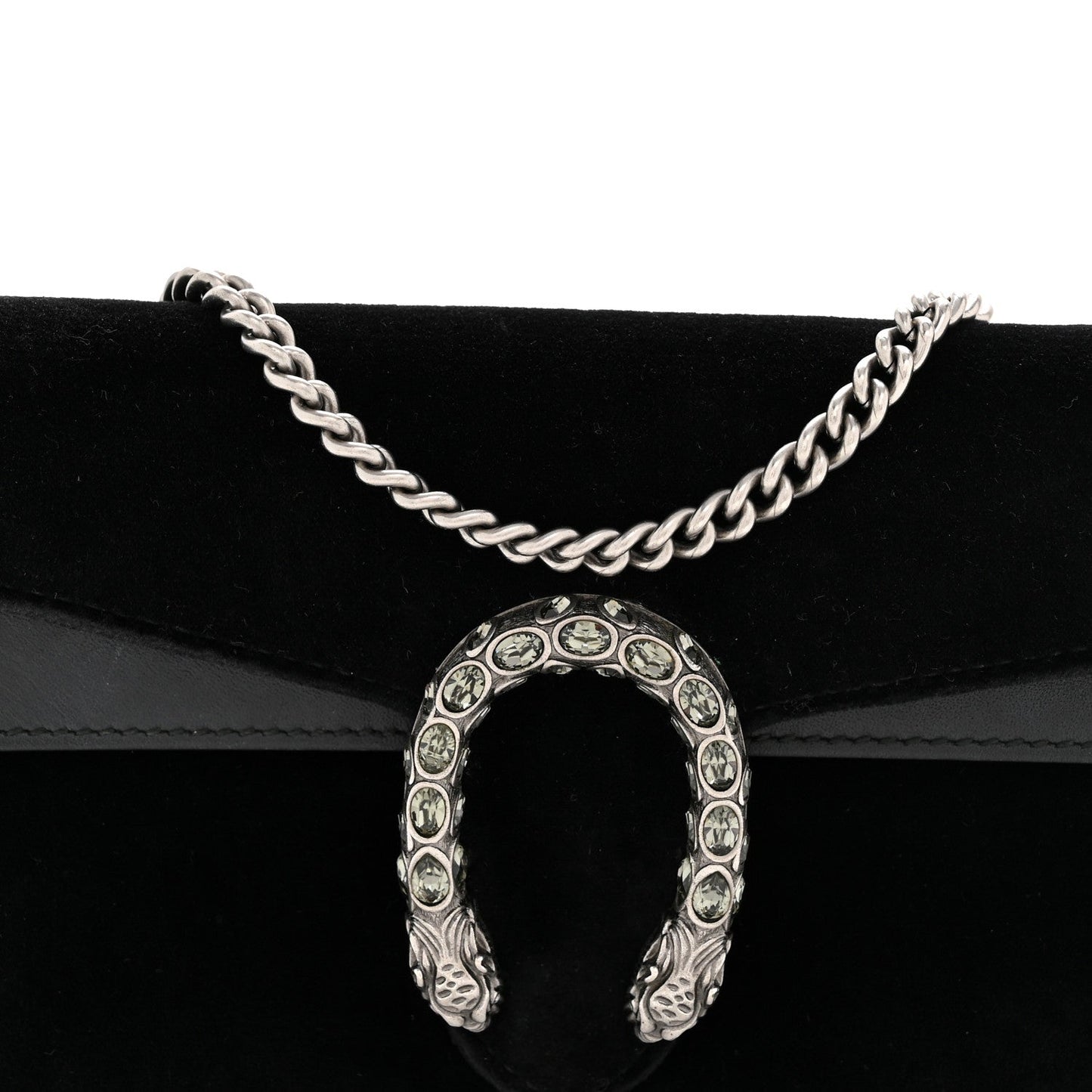 Velvet Super Mini Dionysus Shoulder Bag Black