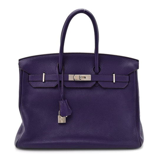 Taurillon Clemence Birkin 35 Iris