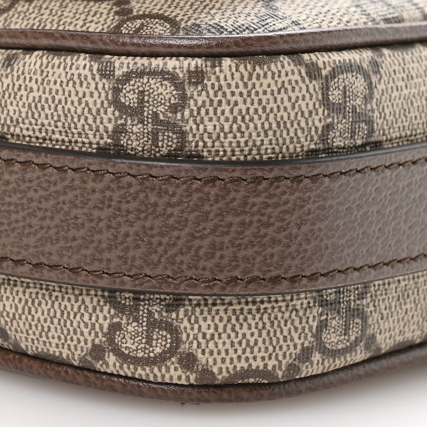 GG Supreme Monogram Web Mini Ophidia Flap Shoulder Bag Brown