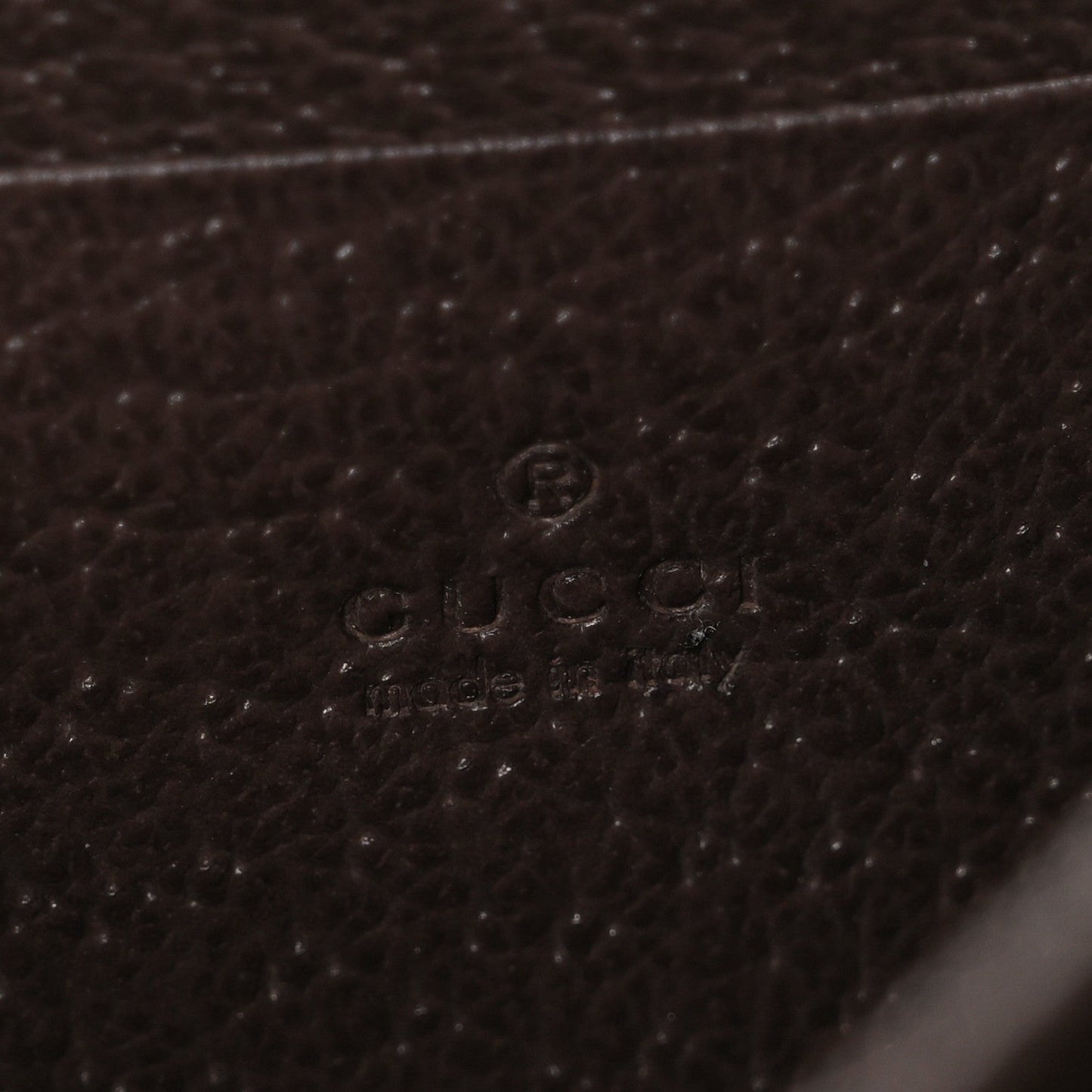 Monogram Jumbo GG Textured Dollar Calfskin Mini Dionysus Chain Wallet Camel Ebony New Acero