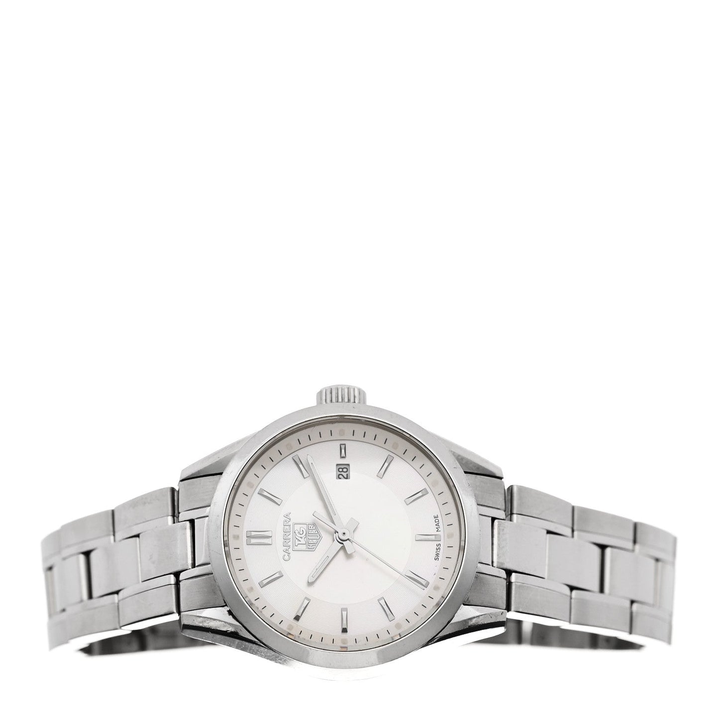 Stainless Steel Mother of Pearl 28mm Carrera Lady Quartz Watch WV1415