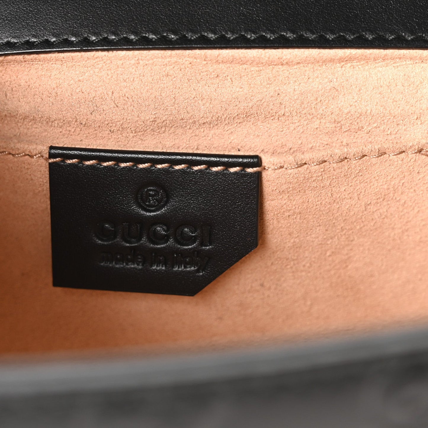 Guccissima Small Padlock Shoulder Bag Black