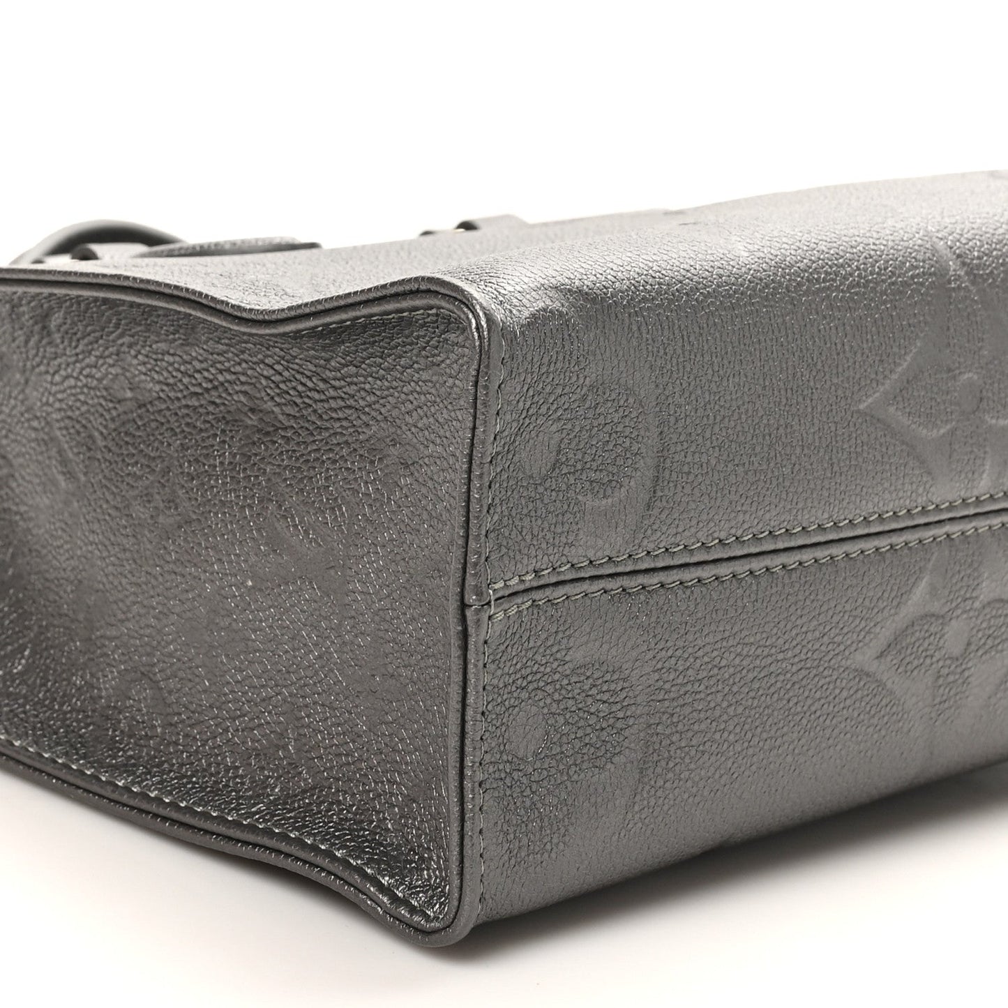 Metallic Empreinte Monogram Giant Onthego PM Gun Metal