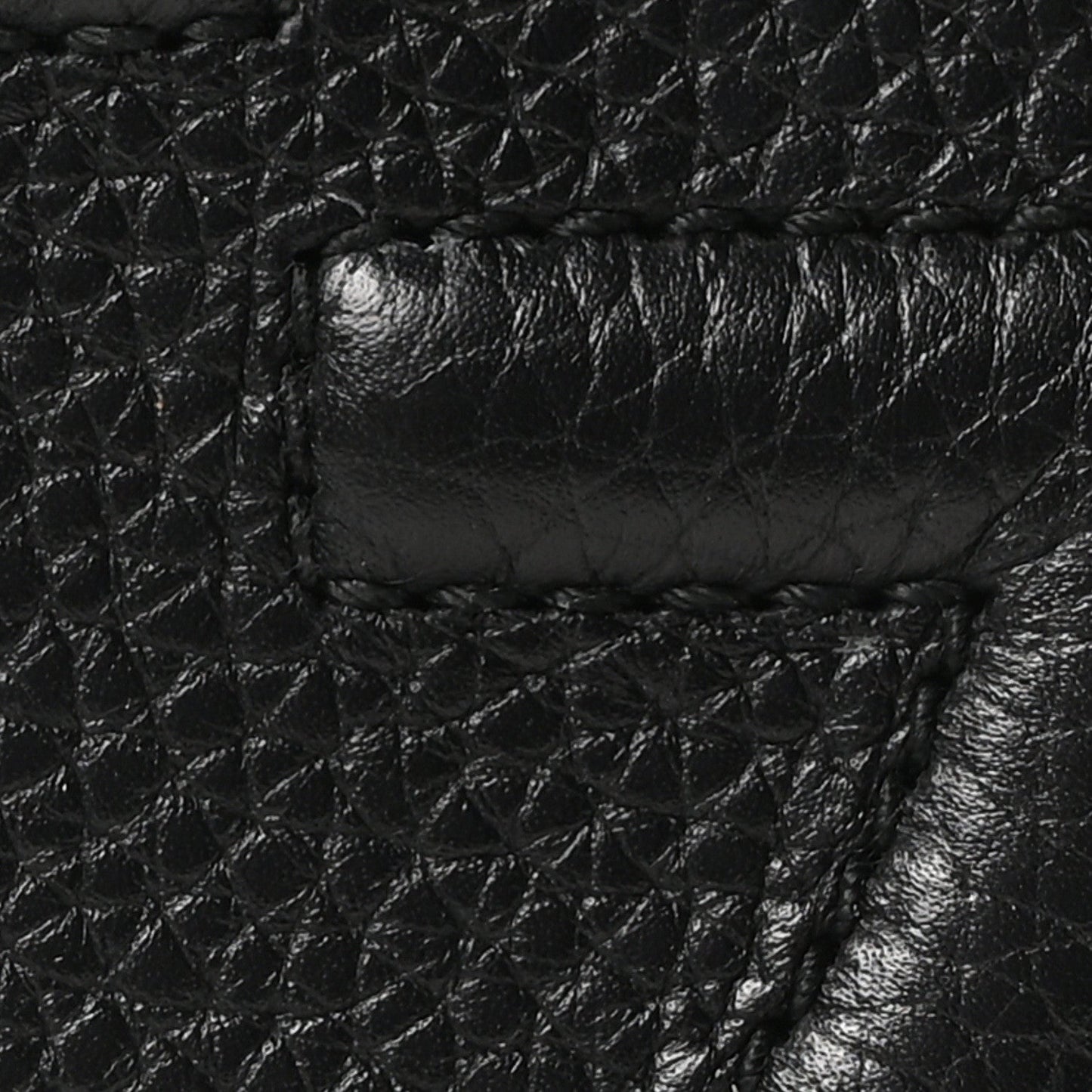 Pebbled Calfskin Small Soho Disco Bag Black