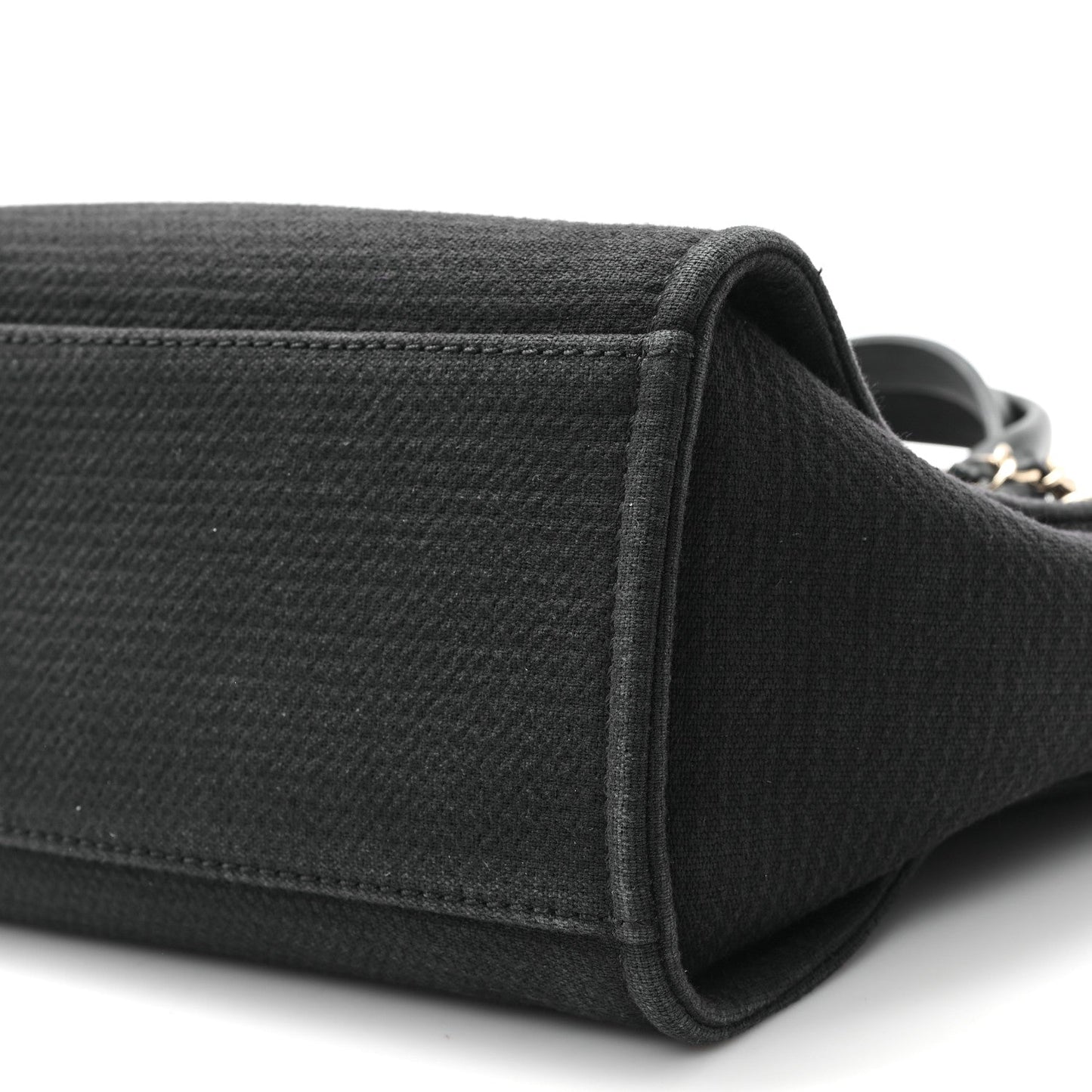Mixed Fibers Small Deauville Tote Black