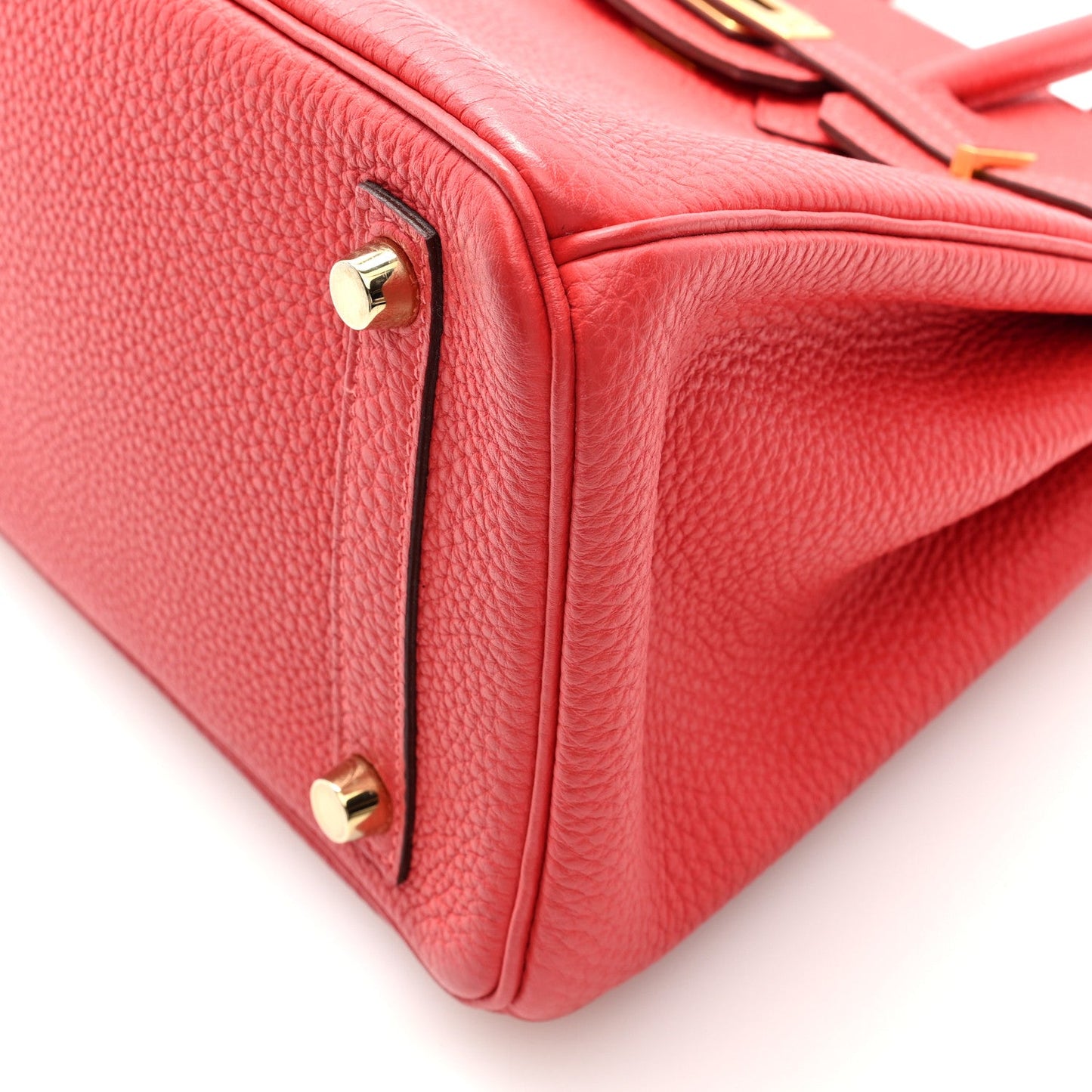 Togo Birkin 25 Rouge Pivoine