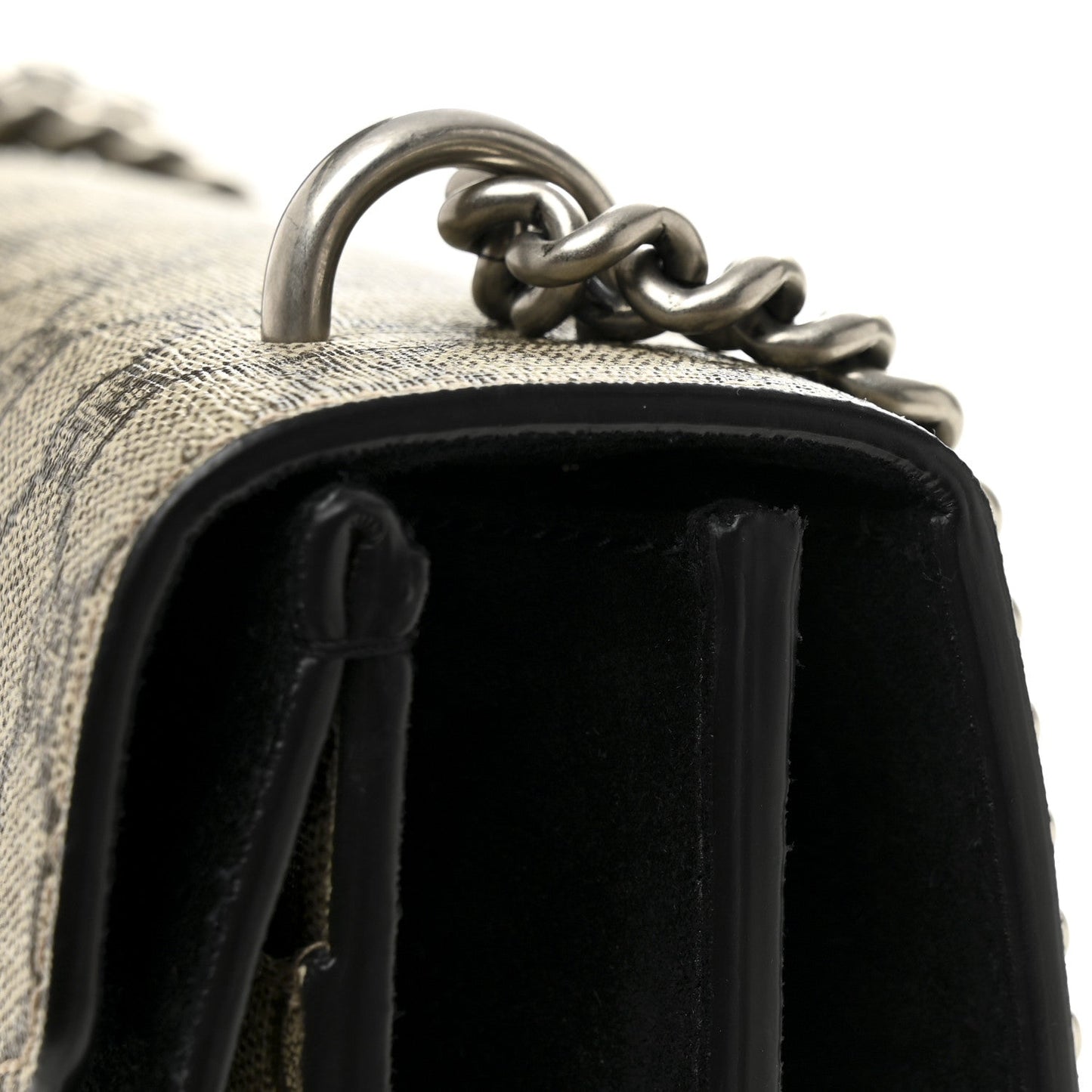 GG Supreme Monogram Small Dionysus Shoulder Bag Black