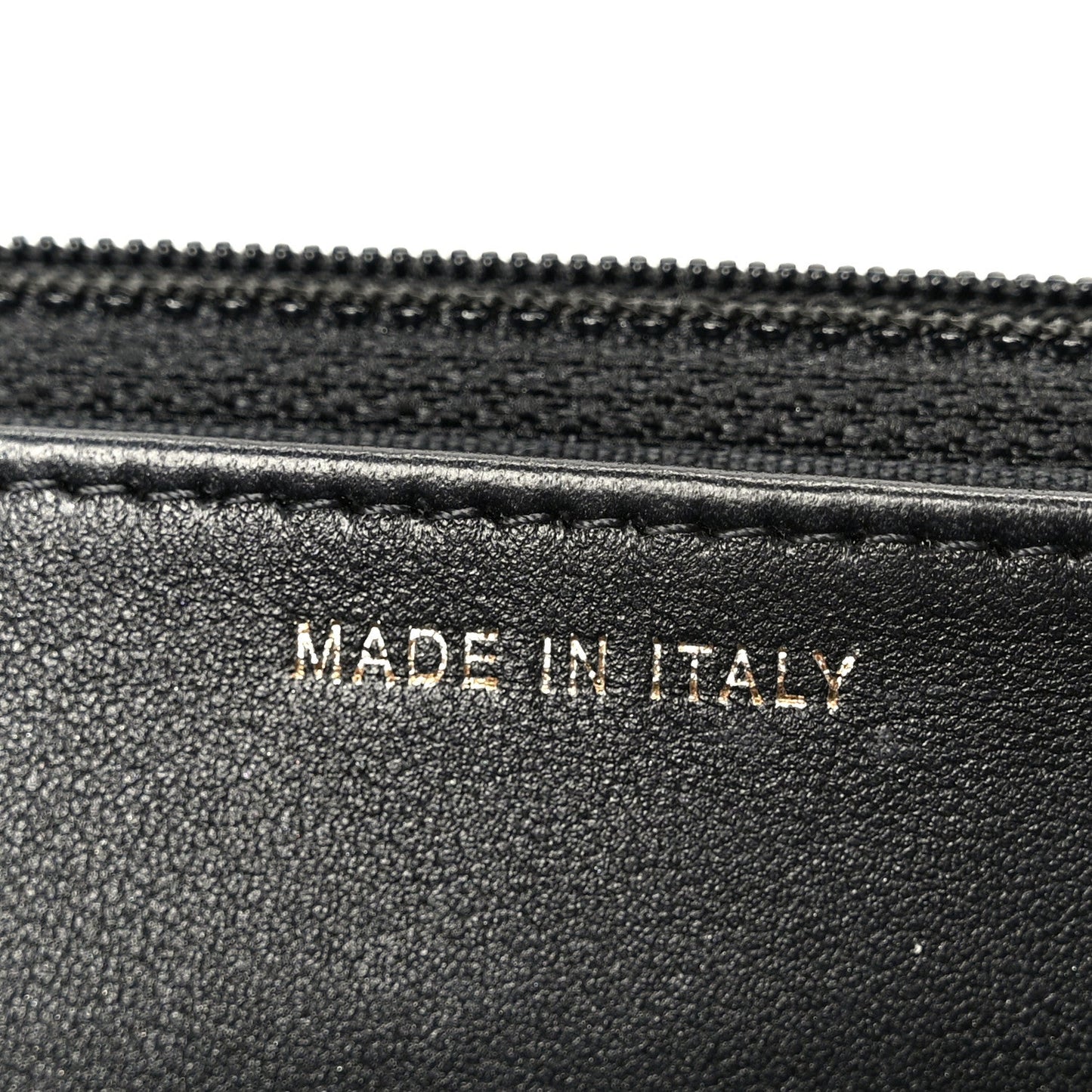 Lambskin Quilted Trendy CC Wallet On Chain WOC Black