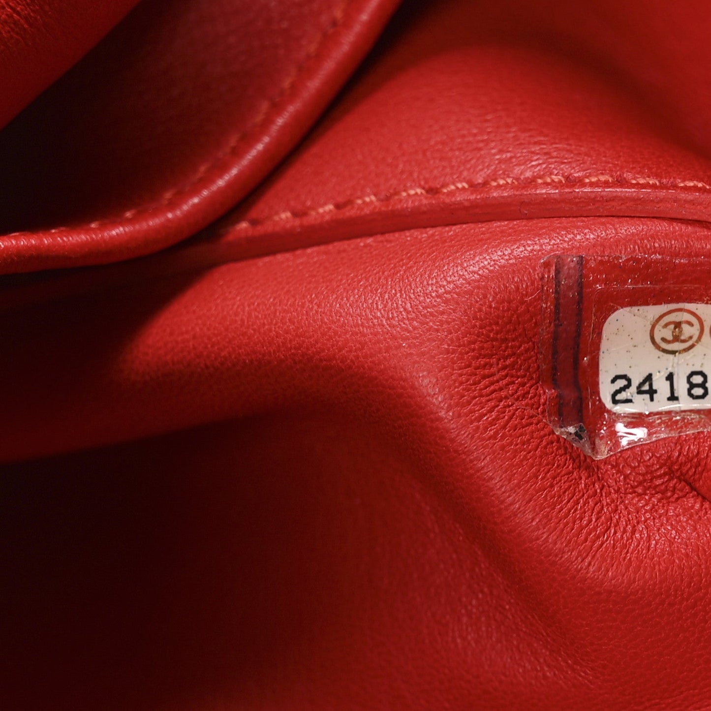Snakeskin Calfskin Gabrielle Bucket Red