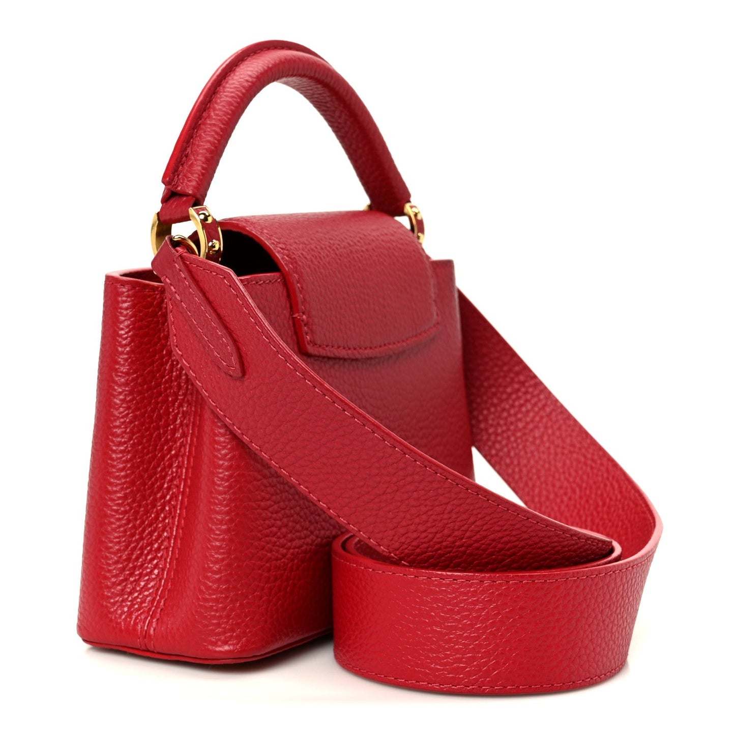 Taurillon Mini Capucines Scarlet