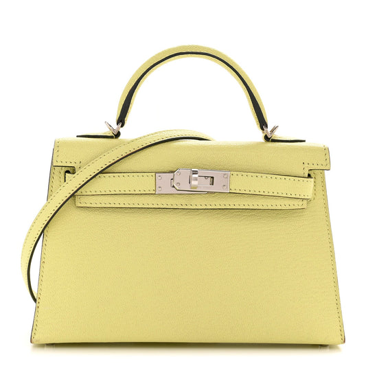 Chevre Mysore Mini Kelly Sellier 20 Jaune Bourgeon