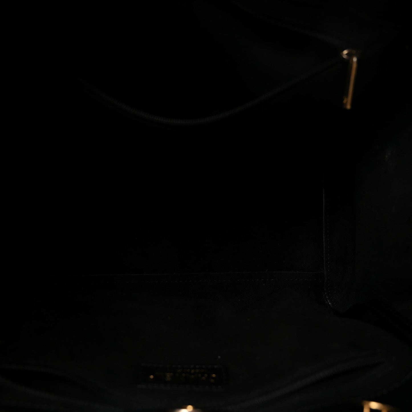 Caviar Small Studded Deauville Tote Black