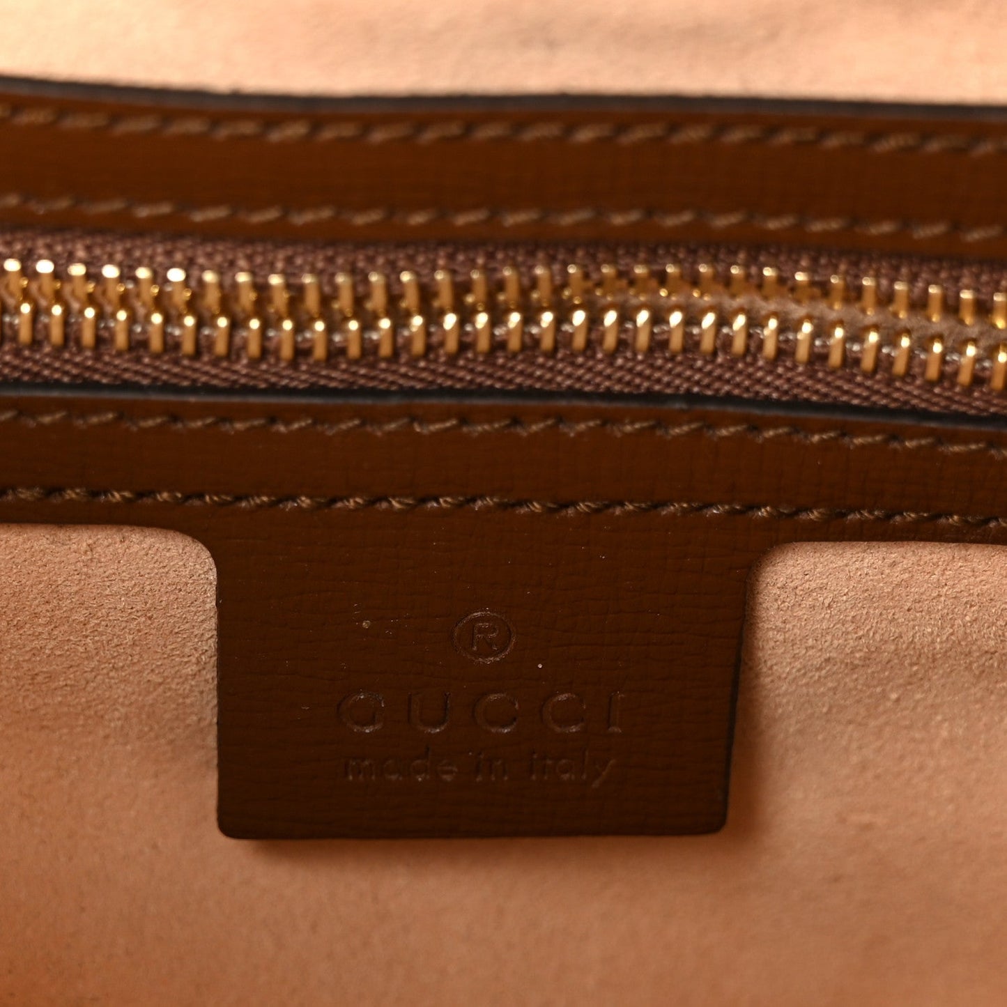 GG Supreme Monogram Azalea Calfskin Web Small Jackie 1961 Hobo Beige Ebony Brown Sugar