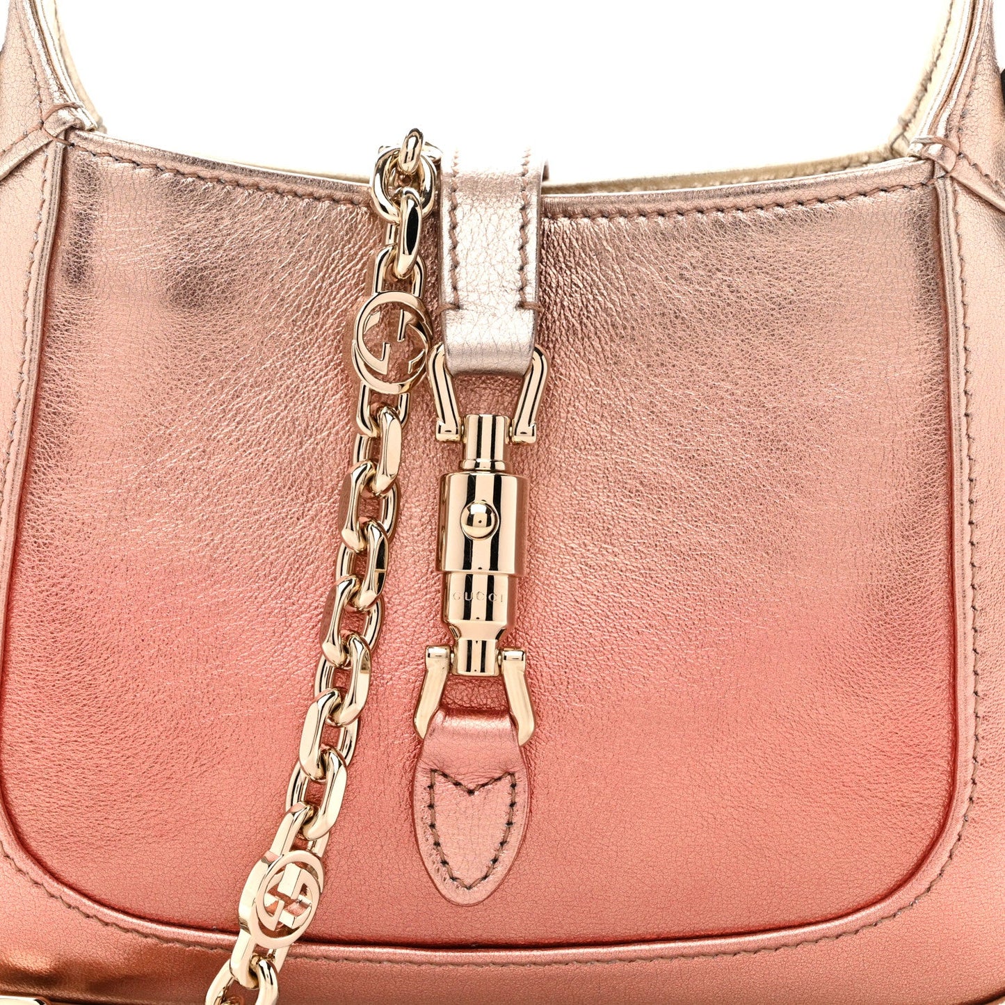 Metallic Faded Nappa Mini Jackie 1961 Copper