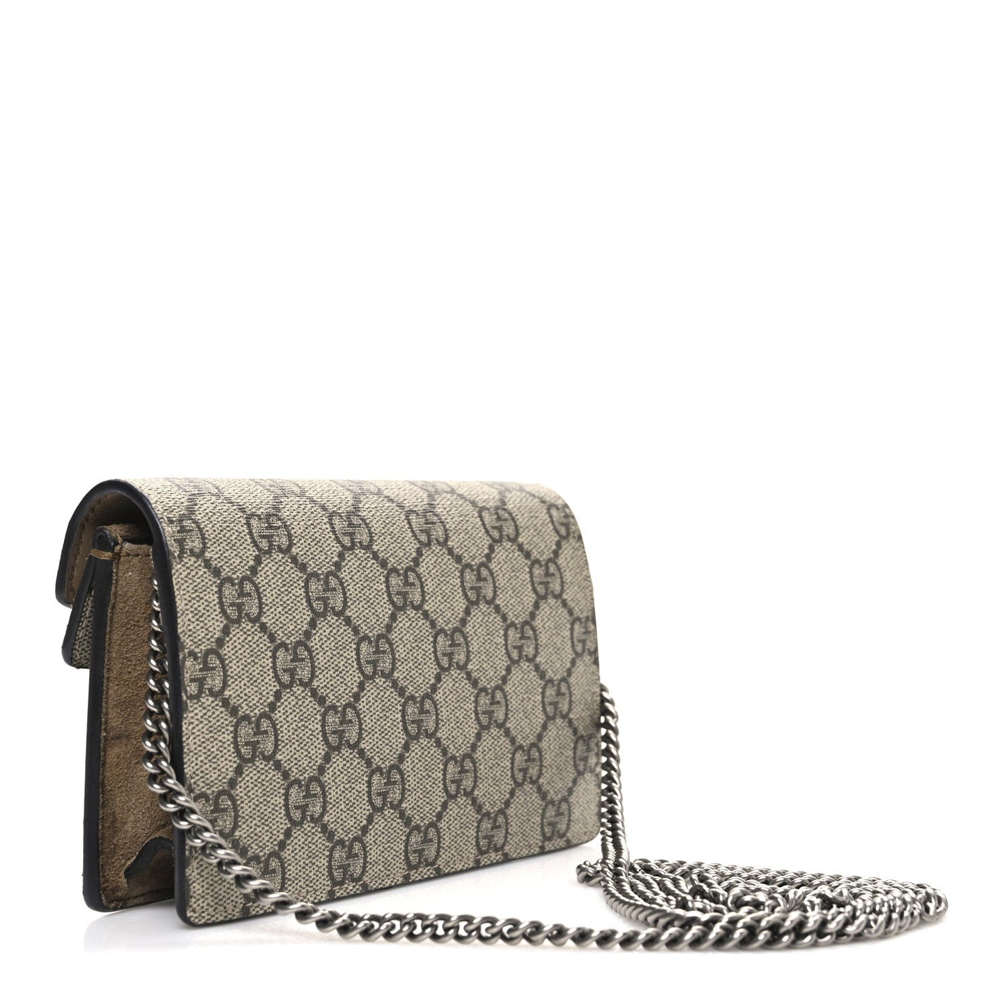 GG Supreme Monogram Super Mini Dionysus Shoulder Bag Taupe