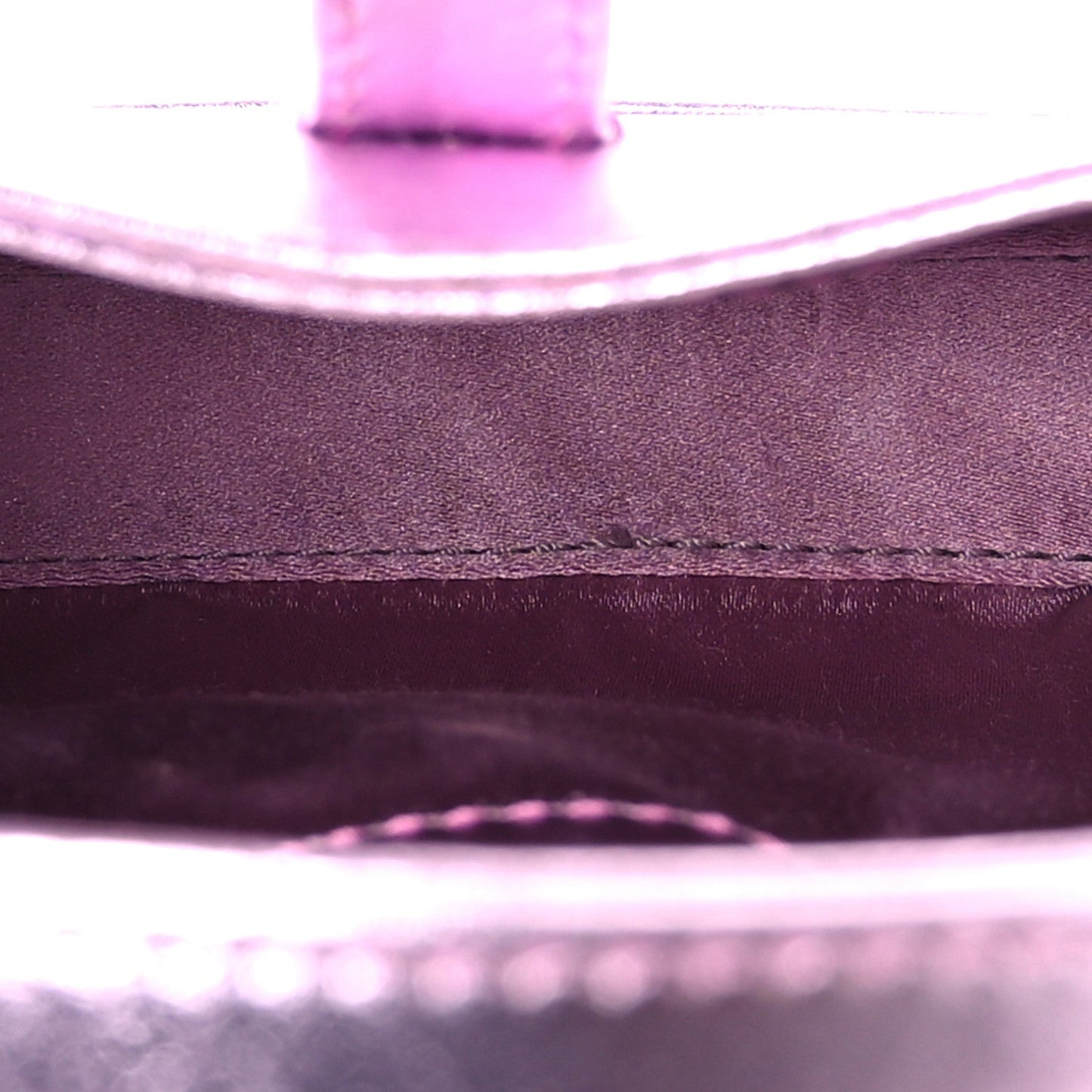 Laminated Nappa Nano Jackie 1961 Hobo Metallic Pink