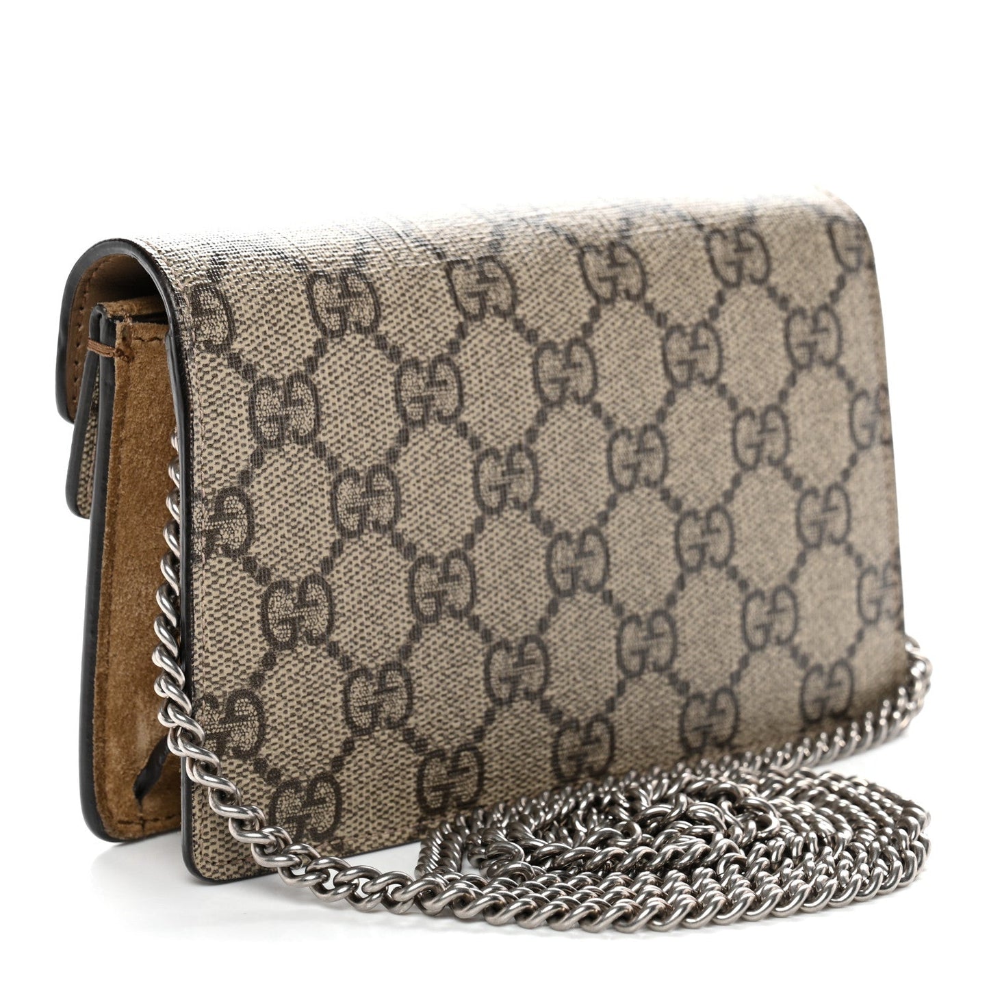 GG Supreme Monogram Super Mini Dionysus Shoulder Bag Taupe
